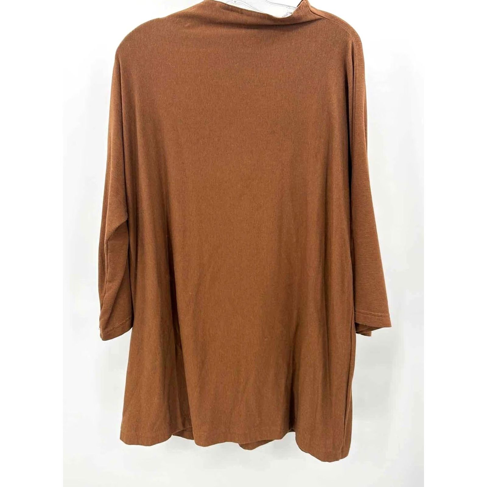 Vintage Bryn Walker Blouse Brown Large Regular Women? Size L / US 10 / IT 46 - 5 Thumbnail