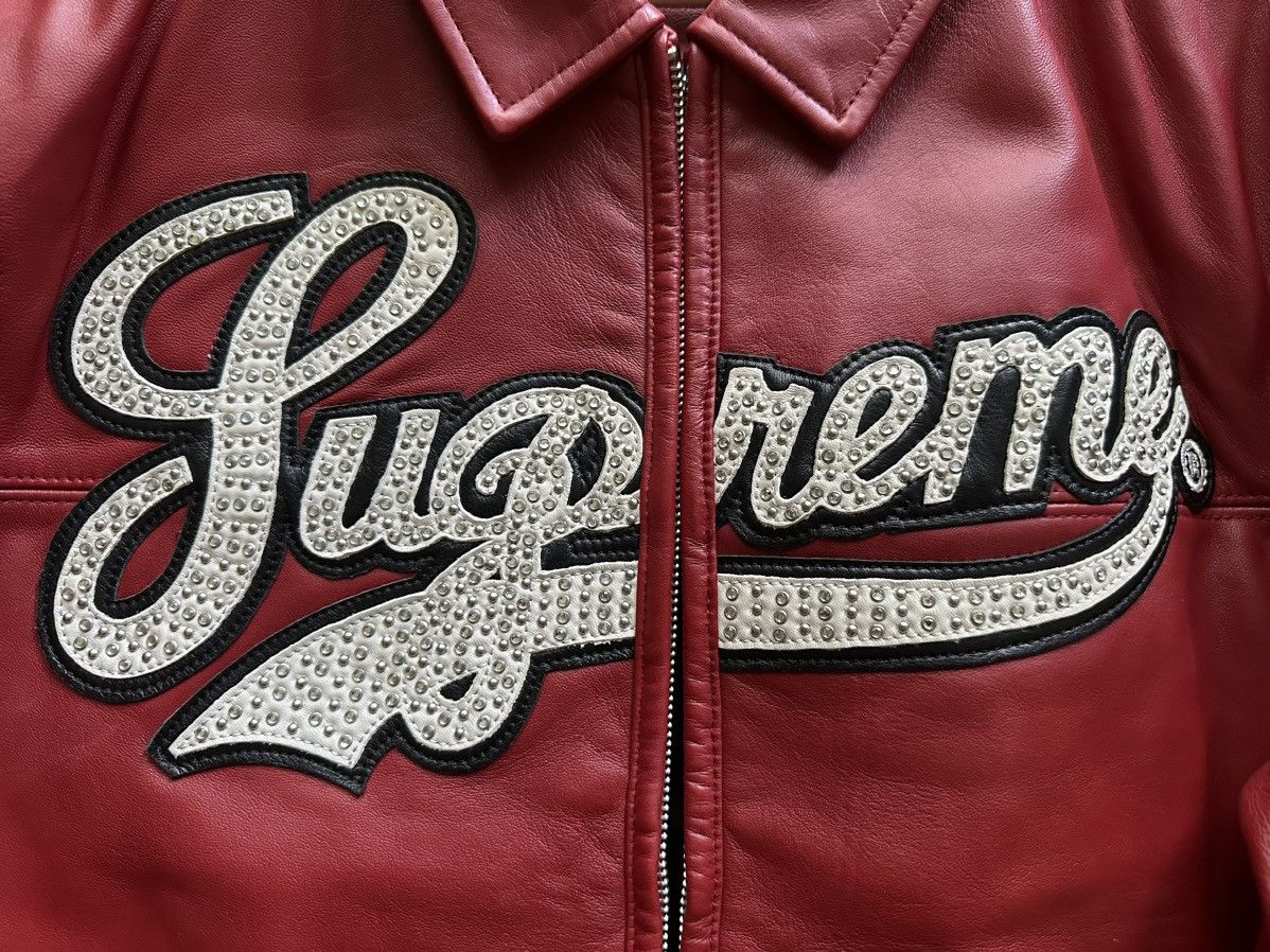 Supreme 2015 S/S Uptown Leather Varsity Size US S / EU 44-46 / 1 - 2 Thumbnail