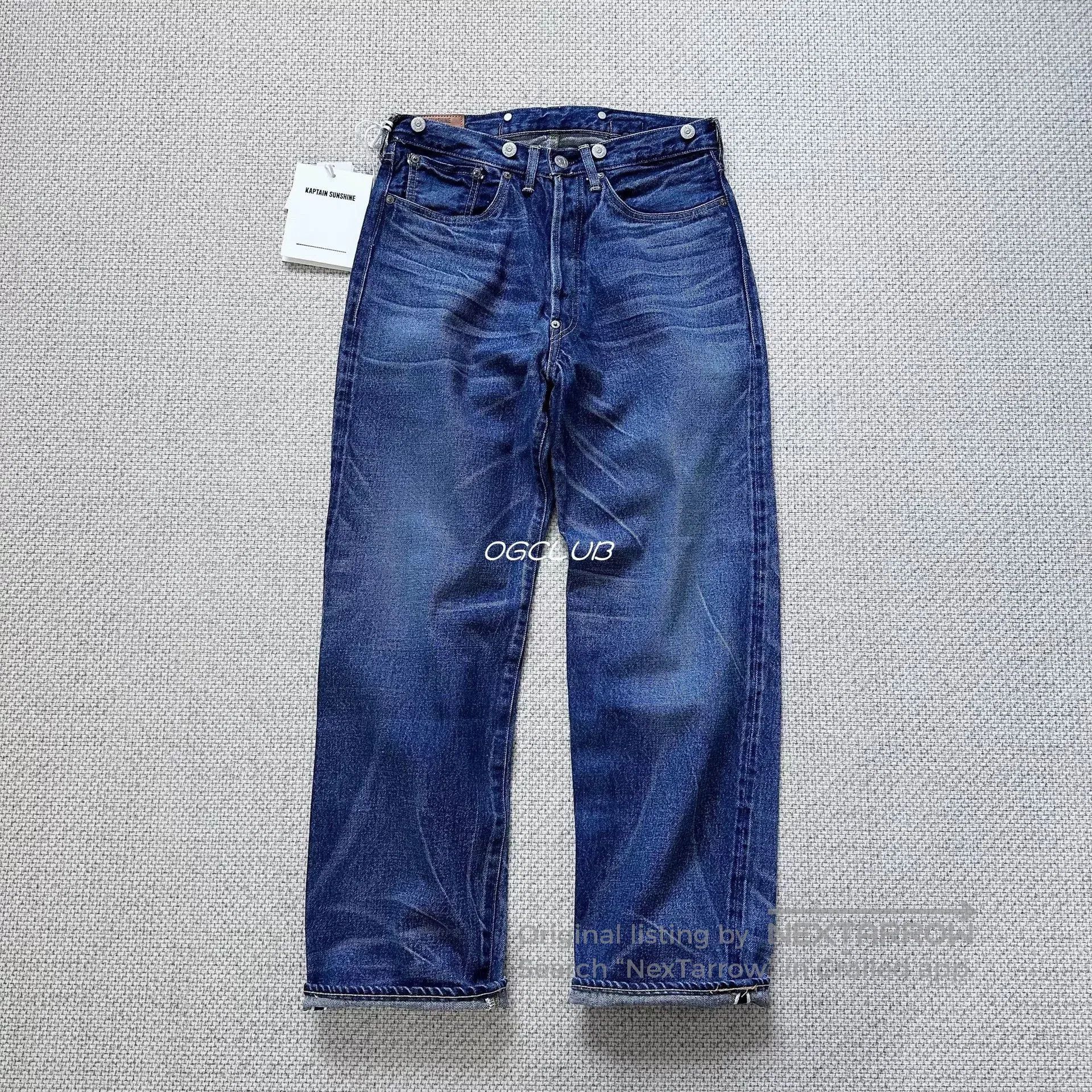 Kaptain Sunshine KAPTAIN SUNSHINE 24AW 1930 Straight Denim. Size US 32 / EU 48 - 2 Thumbnail