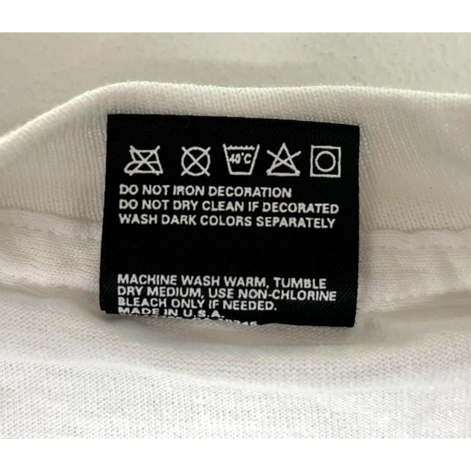 Fruit Of The Loom VINTAGE Grateful Dead T-Shirt Unisex Adults Cotton Poly Blend White XS? (value not provided) Size US L / EU 52-54 / 3 - 6 Thumbnail