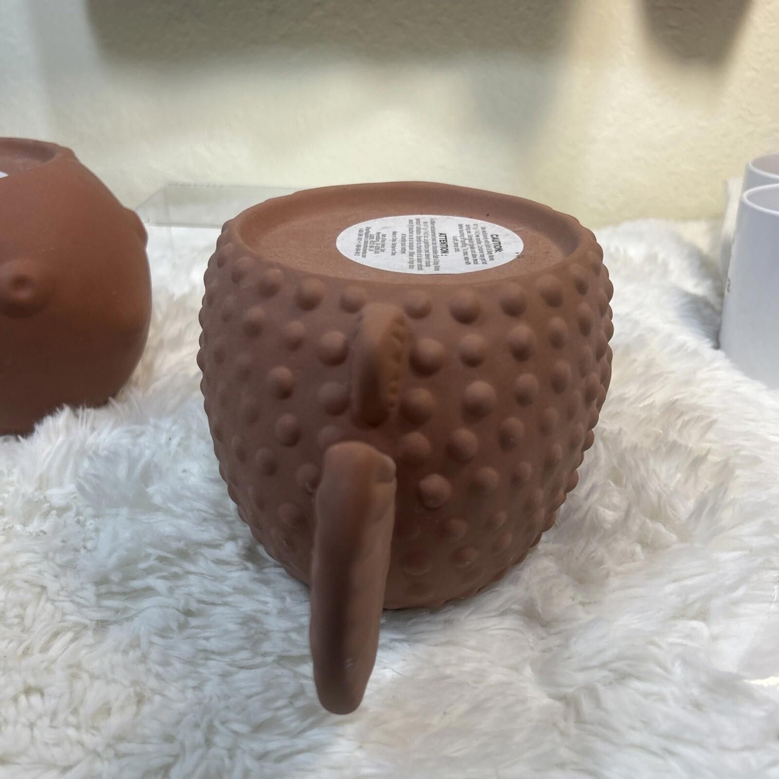 Designer Bath & Body Works Terra Cotta PUFFER FISH 3-Wick Holders (2) Size ONE SIZE - 9 Thumbnail