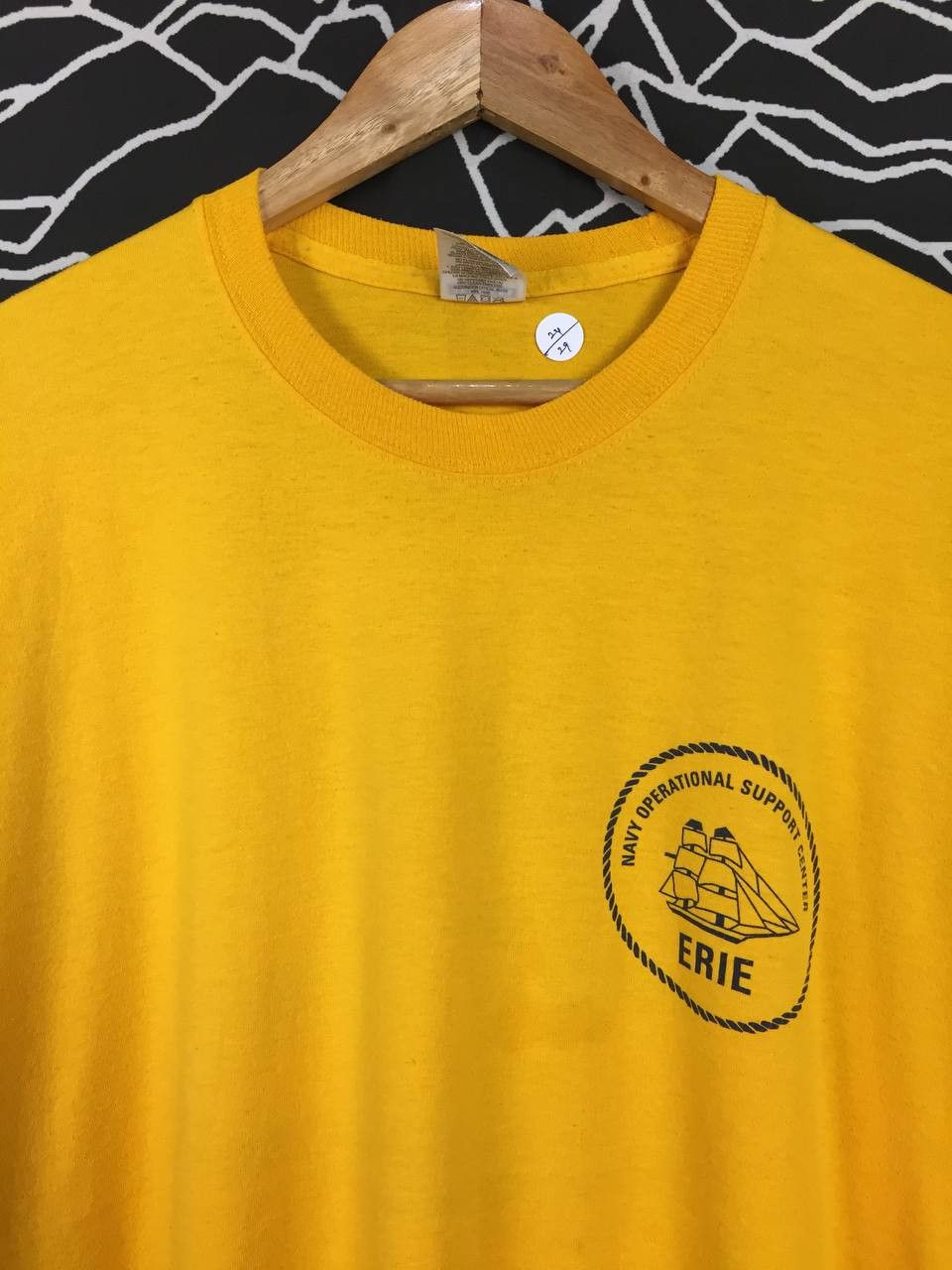 Jerzees × Vintage Vtg 50/50 Navy Operational Support Center Erie Tee Size US XL / EU 56 / 4 - 7 Thumbnail