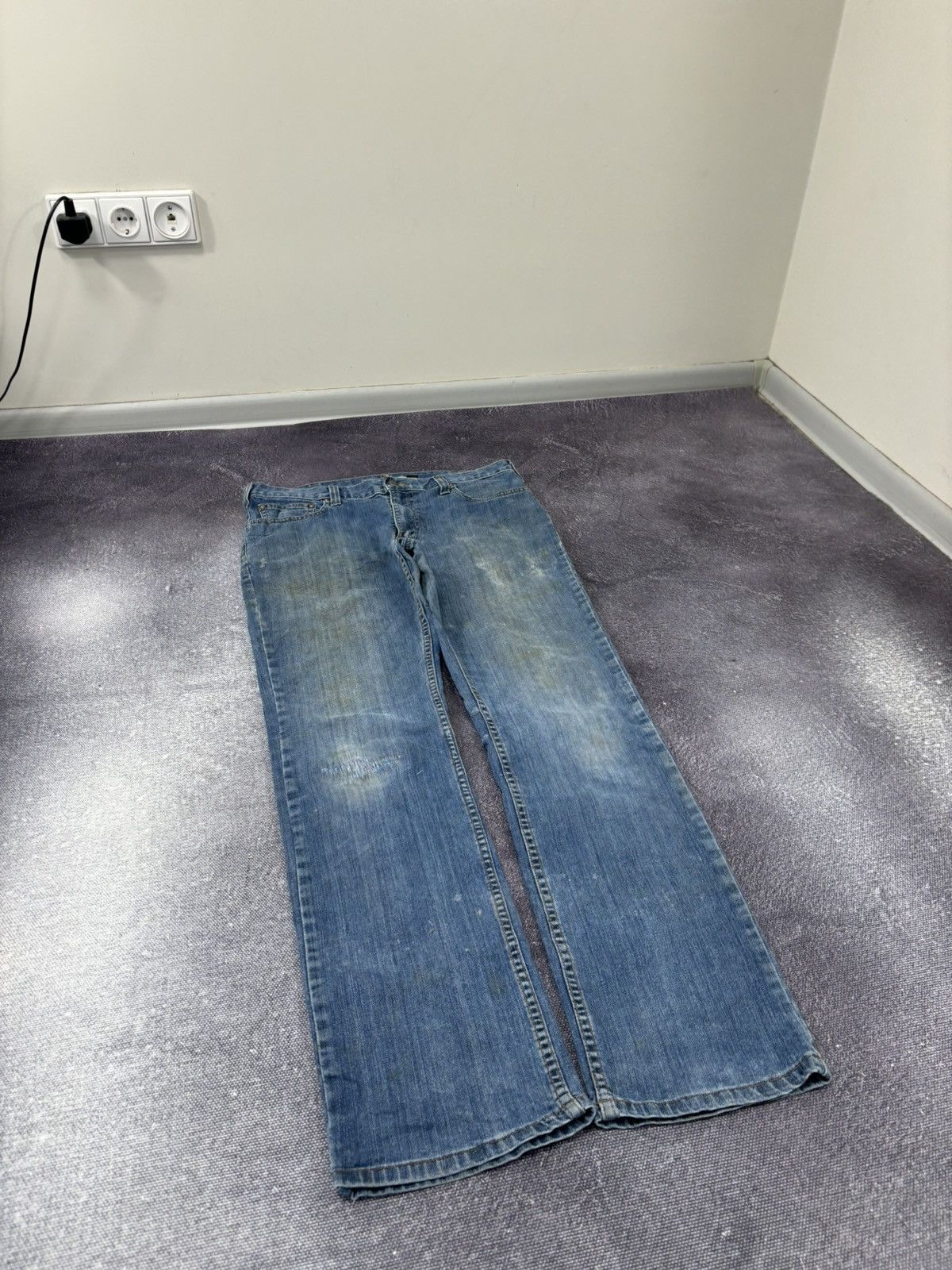 Carhartt Vintage Carhartt Relaxed Fit Workwear Faded Blue Denim Jeans Size US 34 / EU 50 - 10 Thumbnail