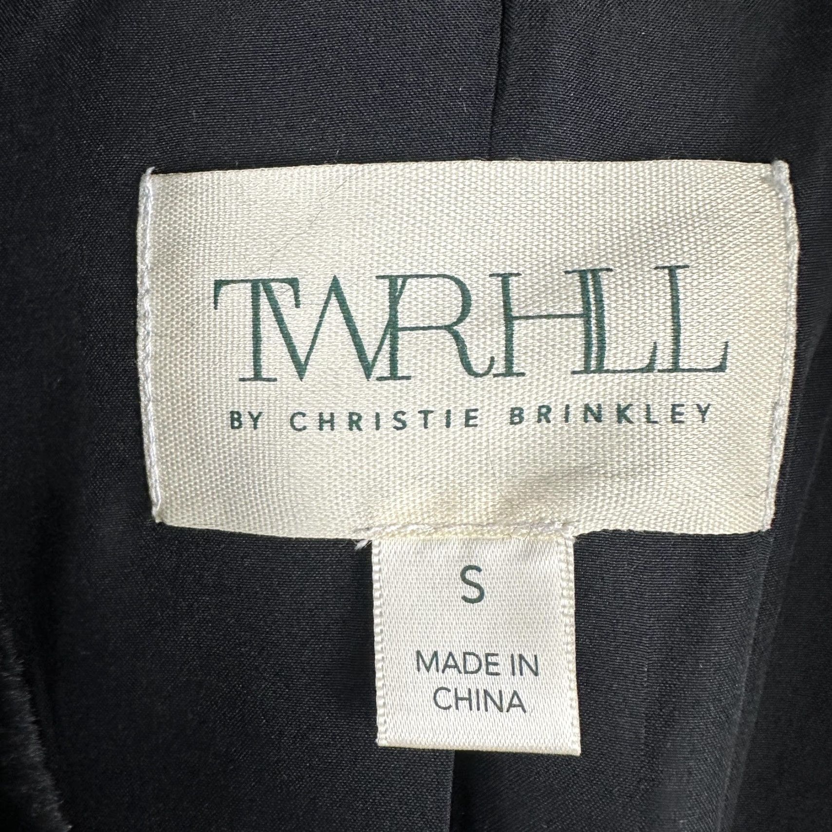 Vintage TWRHLL by Christie Brinkley Faux Fur Coat Womens Small Black Short Plush Jacket Size 28" / US 6 / IT 42 - 2 Thumbnail