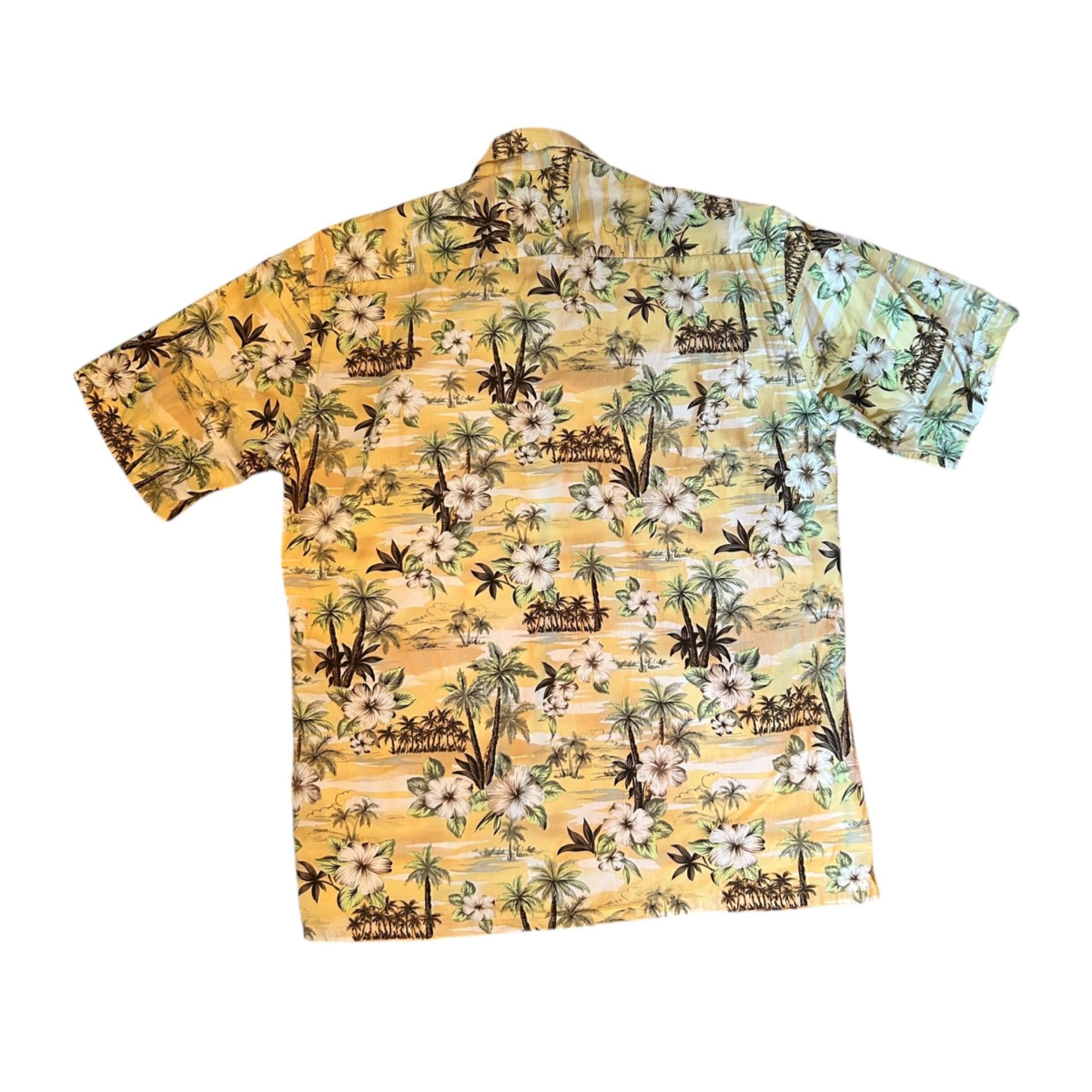 Pierre Cardin Pierre Cardin Hawaiian Tropical Yellow Palm Tree Floral Butt Size US M / EU 48-50 / 2 - 6 Thumbnail