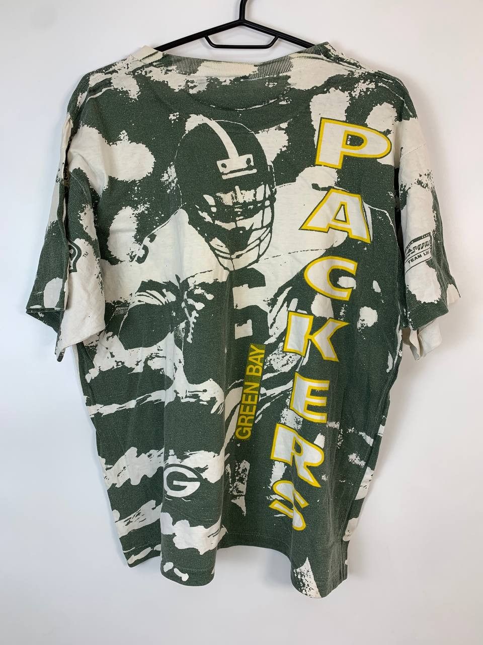 NFL Vintage 90’s Green Bay Packers Overprint NFL T-Shirt Size US L / EU 52-54 / 3 - 4 Thumbnail