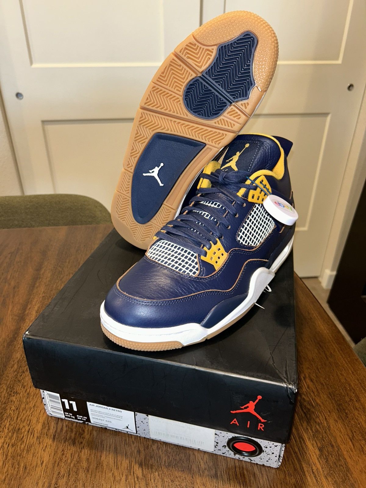 Jordan Brand × Nike Jordan 4 Retro Dunk From Above DS 2016 308497-425 Sz 11 Size US 11 / EU 44 - 1 Thumbnail