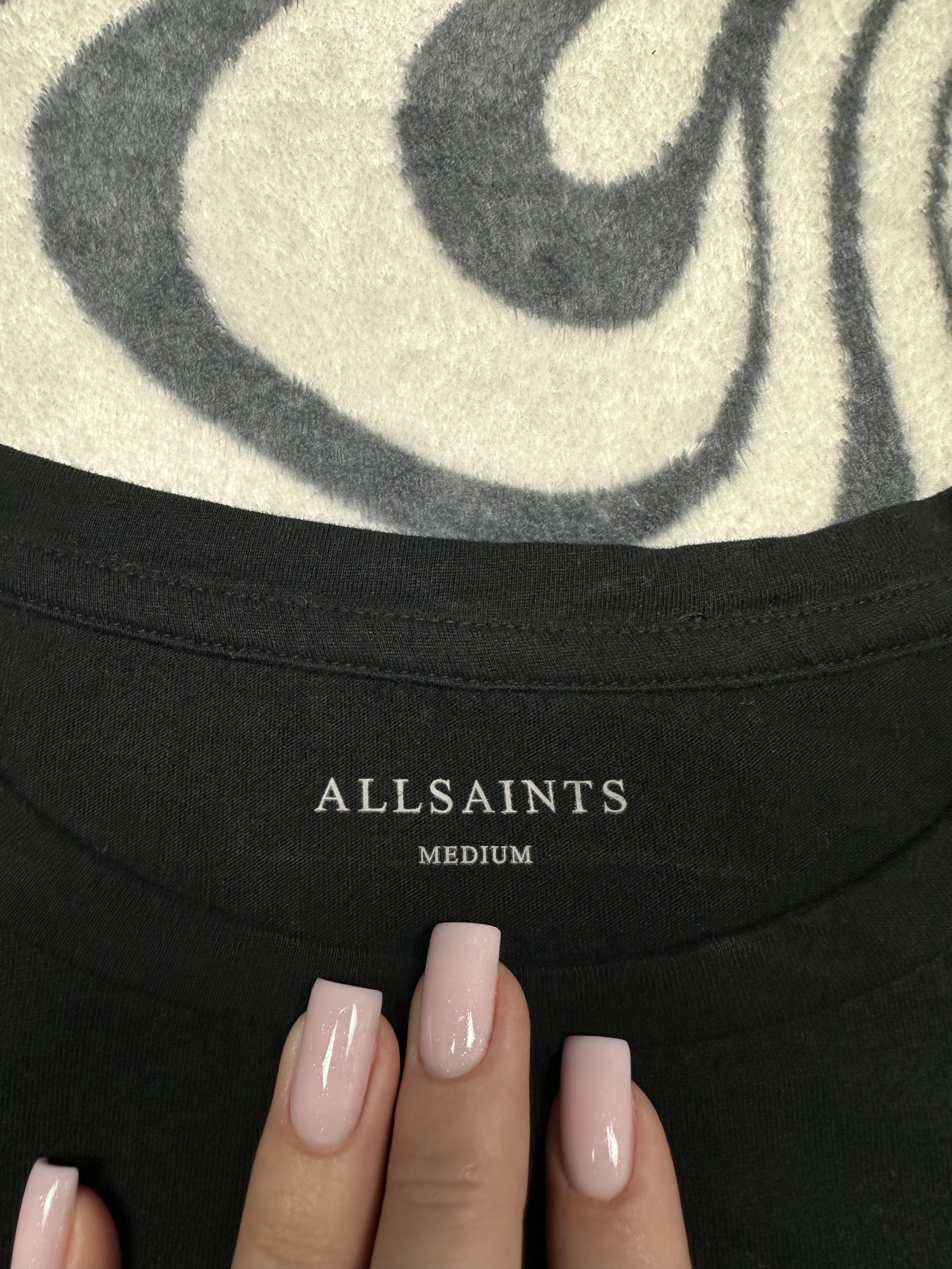 Allsaints Allsaints Mens Brace Tonic Crew Neck Long Sleeve T-Shirt Tee Size US M / EU 48-50 / 2 - 4 Thumbnail