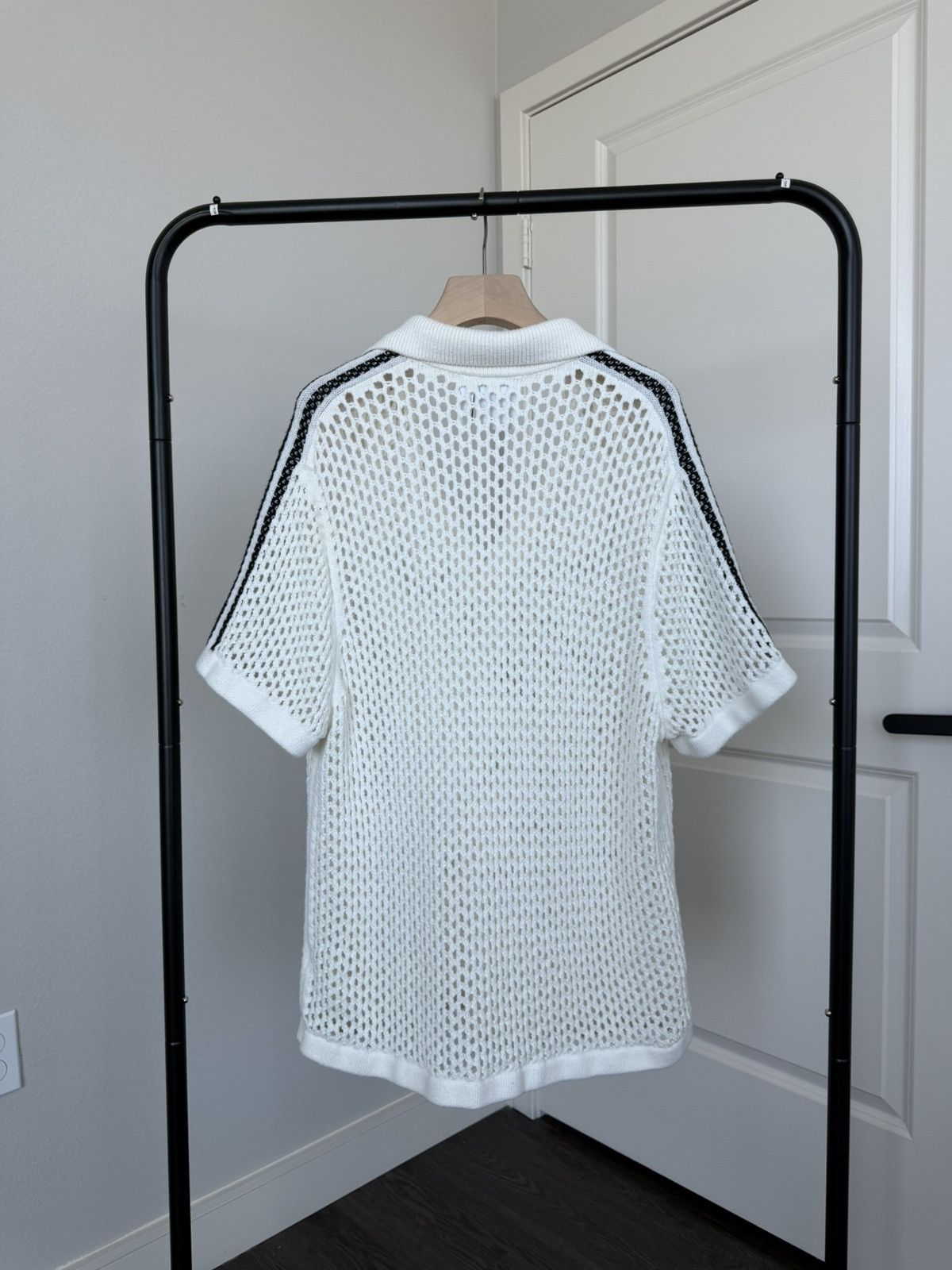 Adidas × CLOT Adidas x Edison Chen Crochet Polo Shirt Size US L / EU 52-54 / 3 - 2 Thumbnail