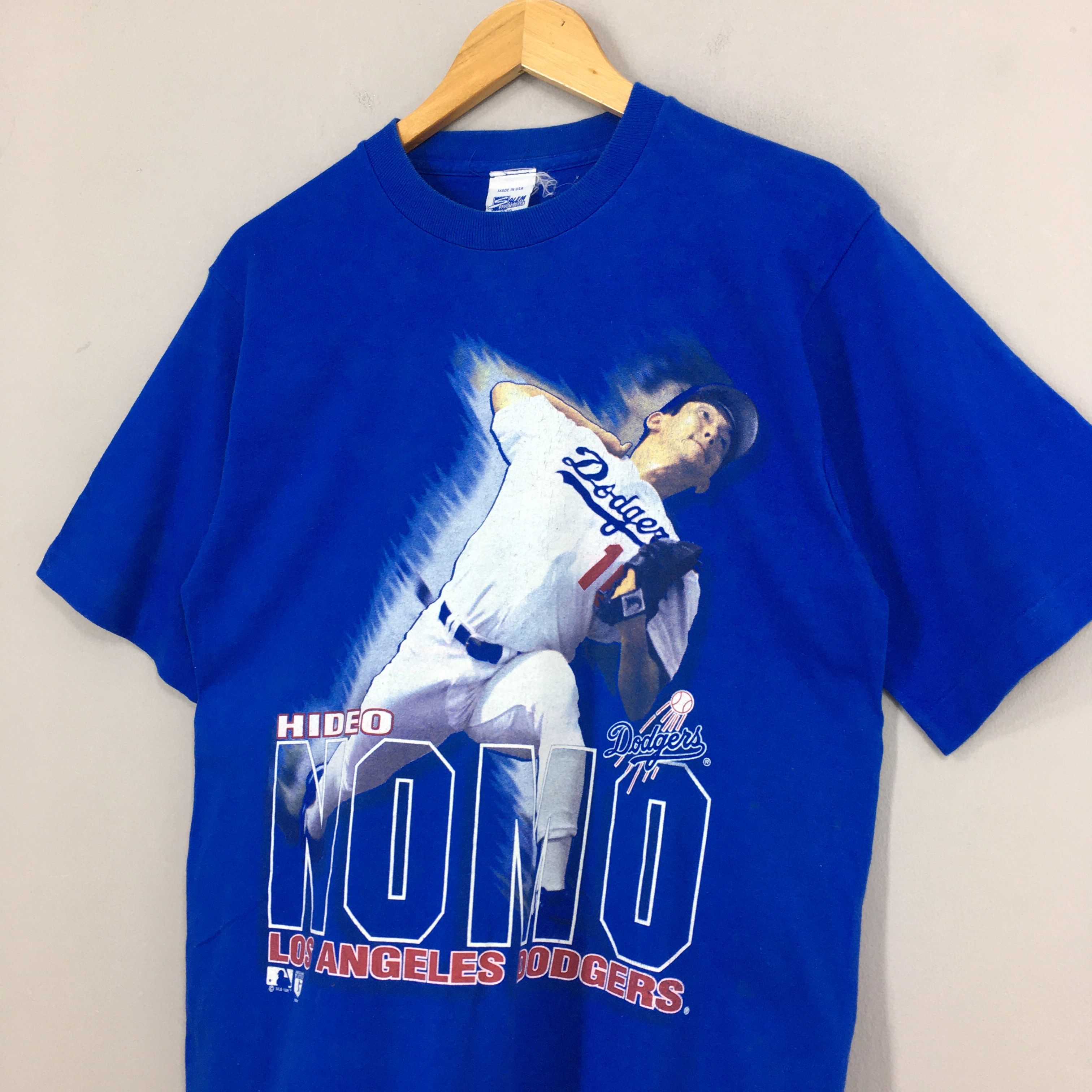 Vintage Los Angeles Dodgers Baseball Blue T shirt Small
