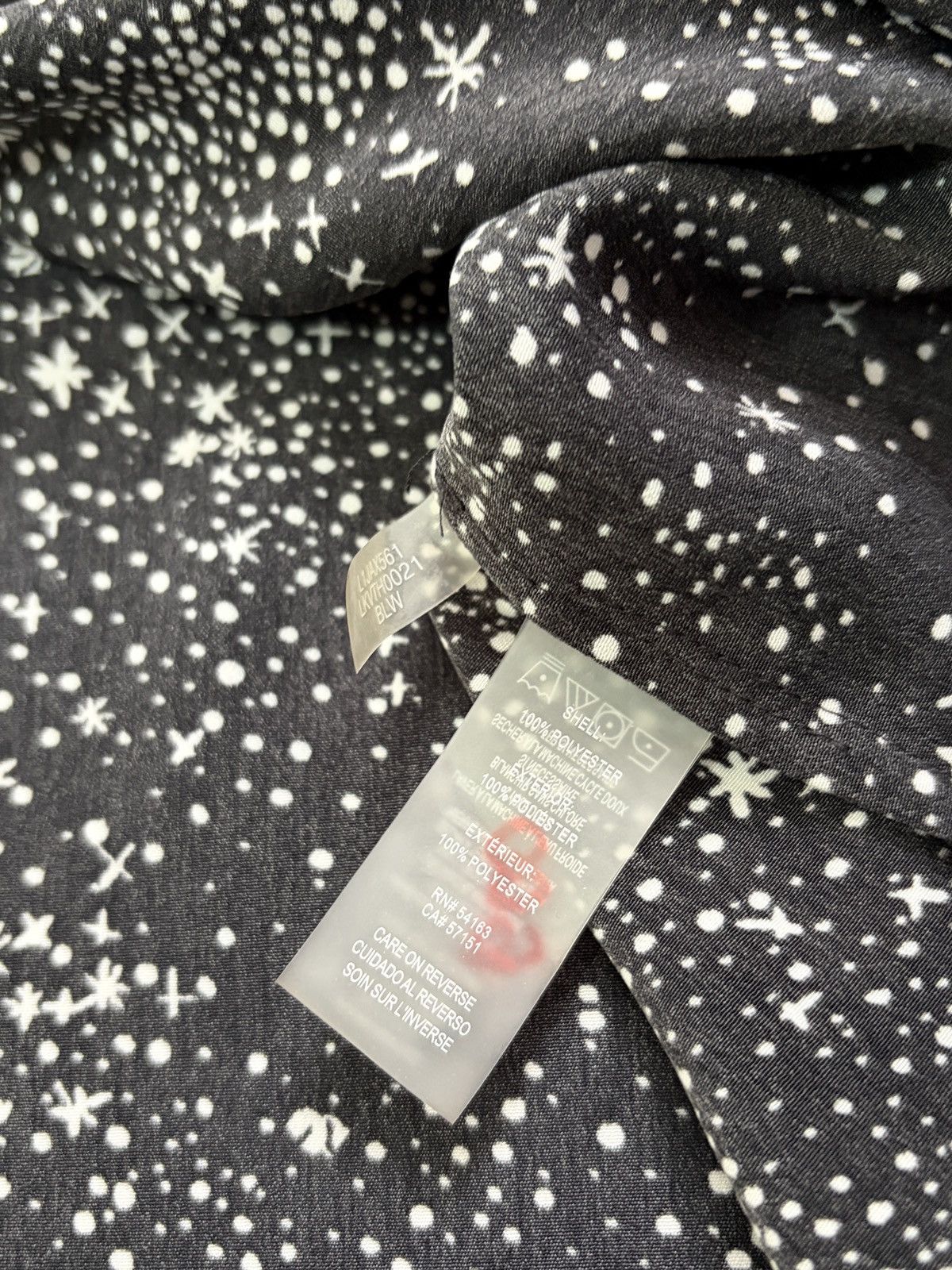 Karl Lagerfeld Karl Lagerfeld Paris Star Print Shirt Black White Blouse XL Size XL / US 12-14 / IT 48-50 - 12 Thumbnail