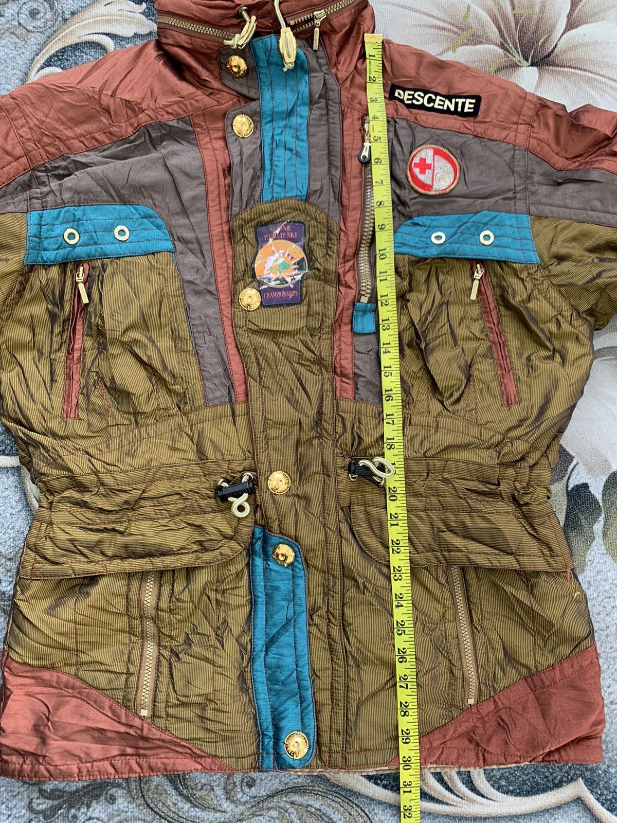 Descente × Vintage Vtg Descente Switzerland Suisse Ski Team Multicolour Jacket Size US L / EU 52-54 / 3 - 12 Thumbnail