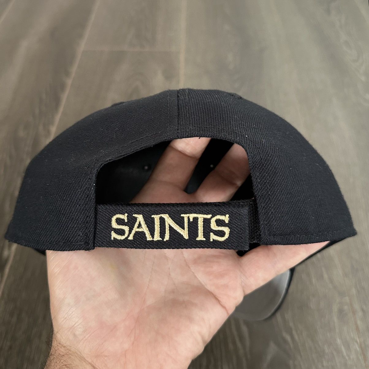 47 New Orleans Saints '47 Black MVP Adjustable Hat Size ONE SIZE - 5 Thumbnail