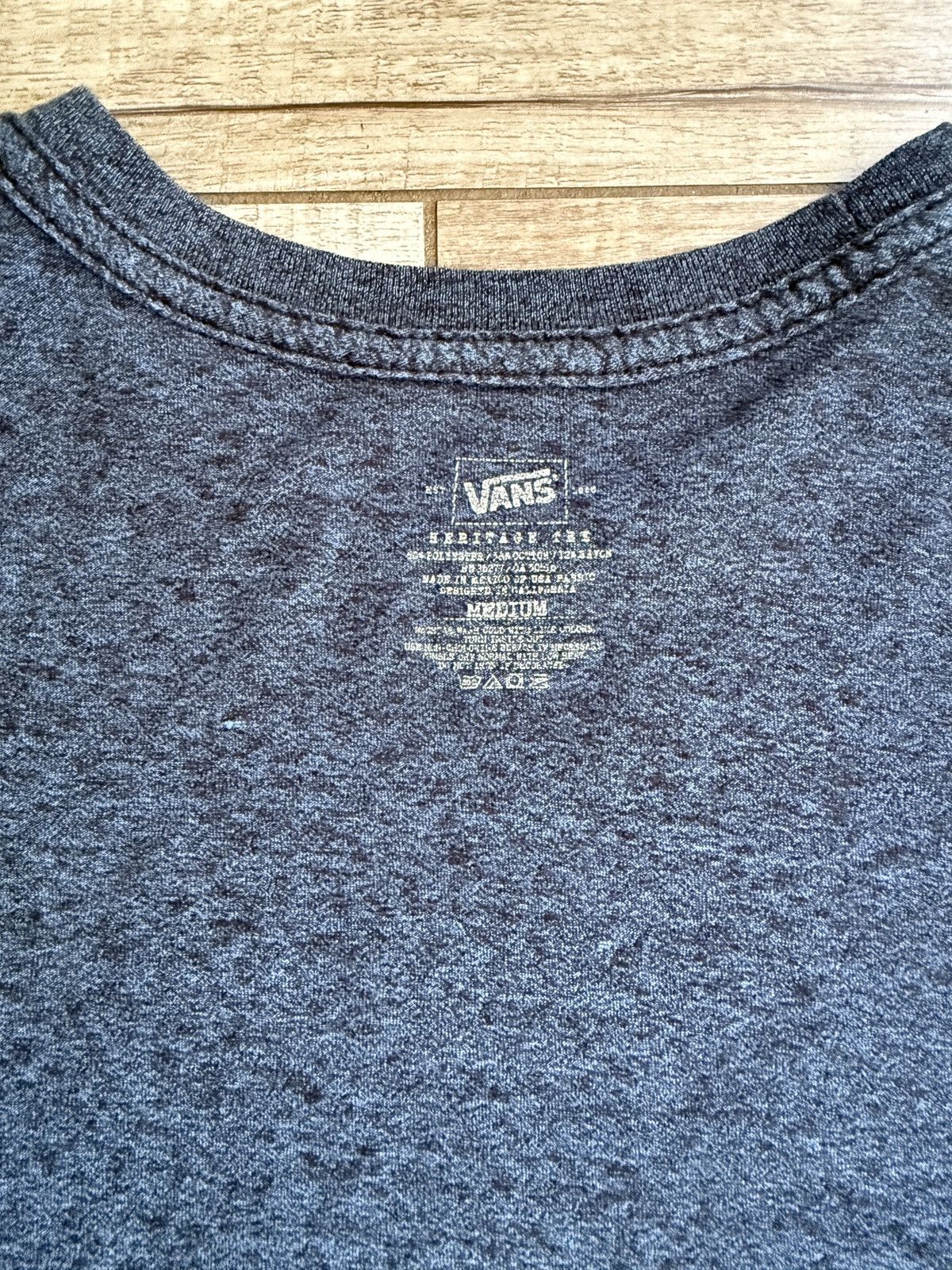 Vans Vans Heritage Tri-Blend Tee - True Medium - USA Fabric 2011 Size US M / EU 48-50 / 2 - 2 Thumbnail