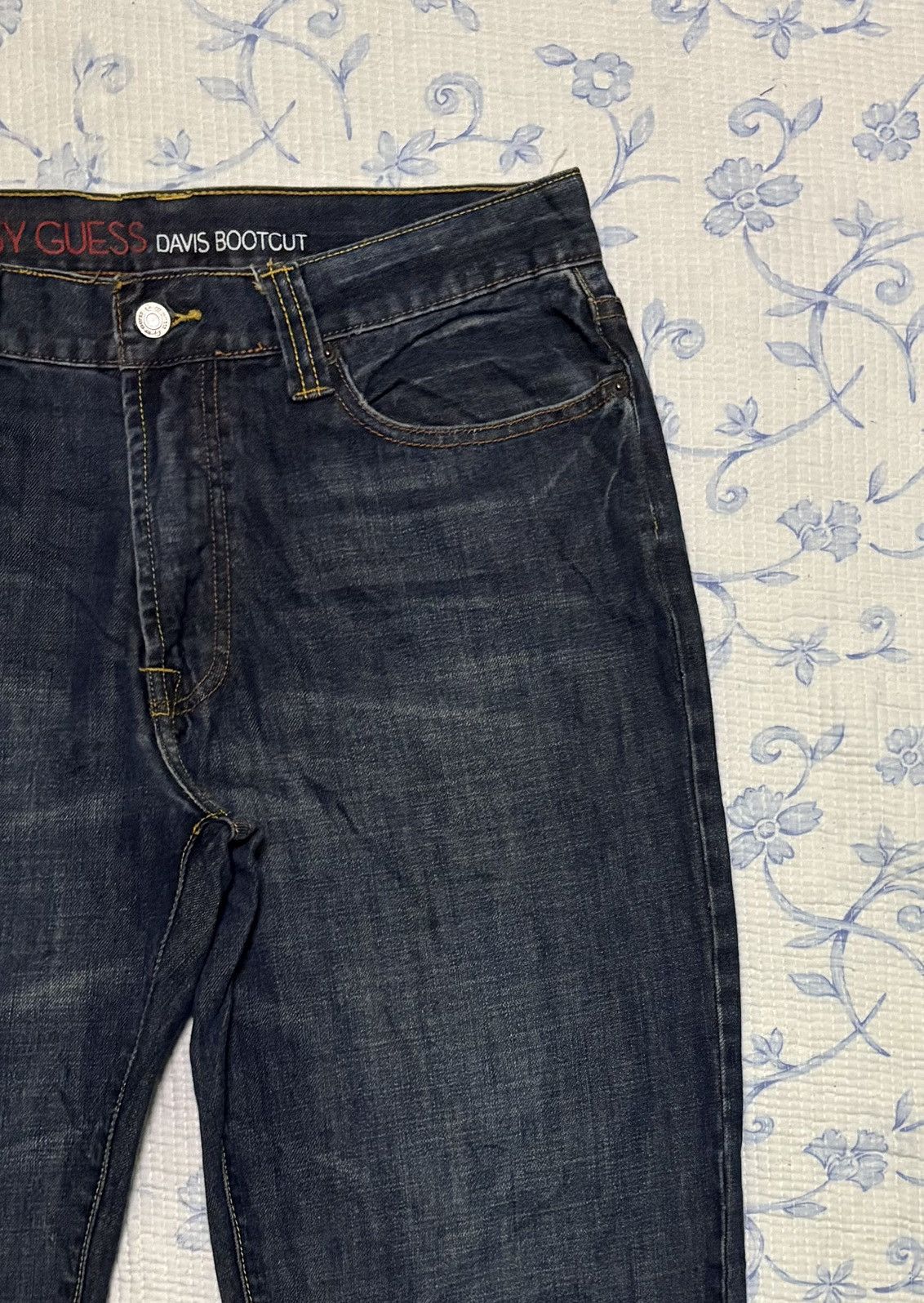 Guess G By Guess Davis Bootcut Streetwear Flared Denim Size US 35 - 6 Thumbnail
