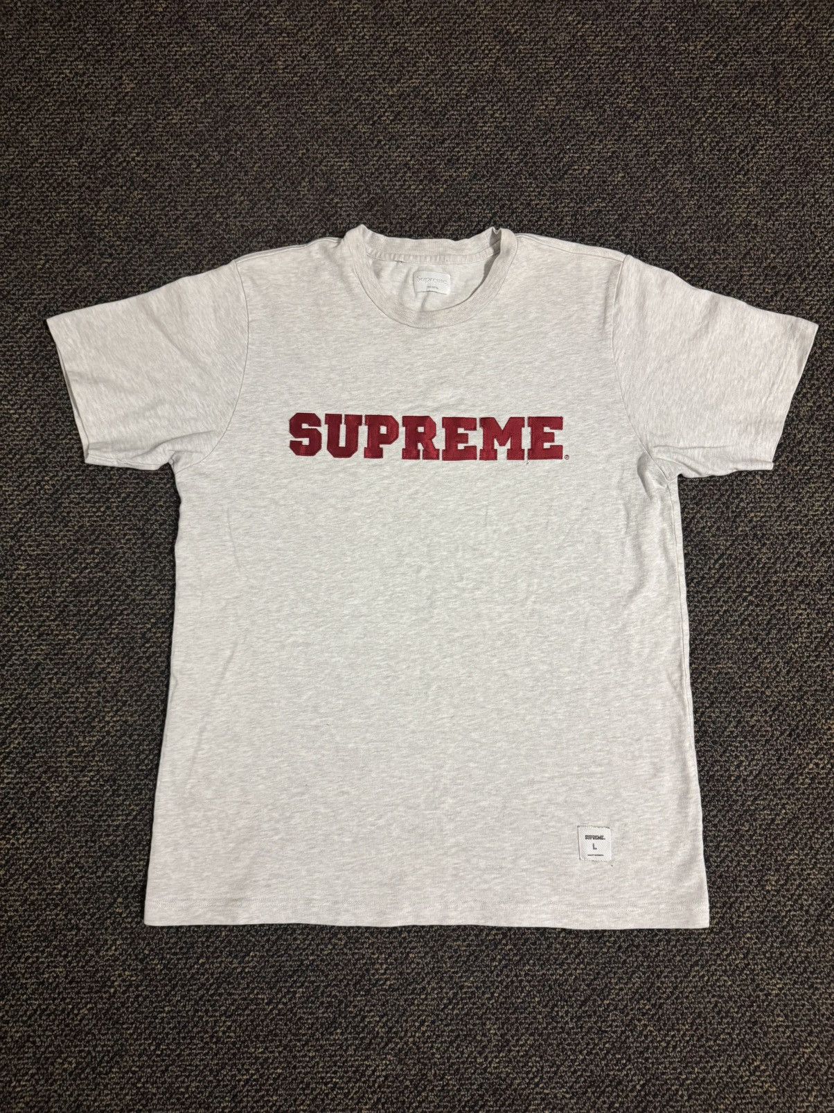 Supreme Vintage Supreme Collegiate Logo Tee Size US L / EU 52-54 / 3 - 1 Thumbnail