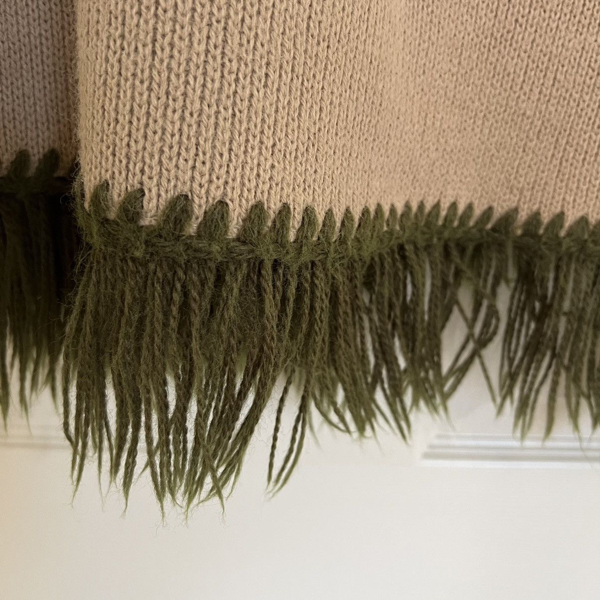 Vintage Lucasfilm Ltd Knit Throw Blanket USA Made Wool Blend Fringe Size ONE SIZE - 2 Thumbnail