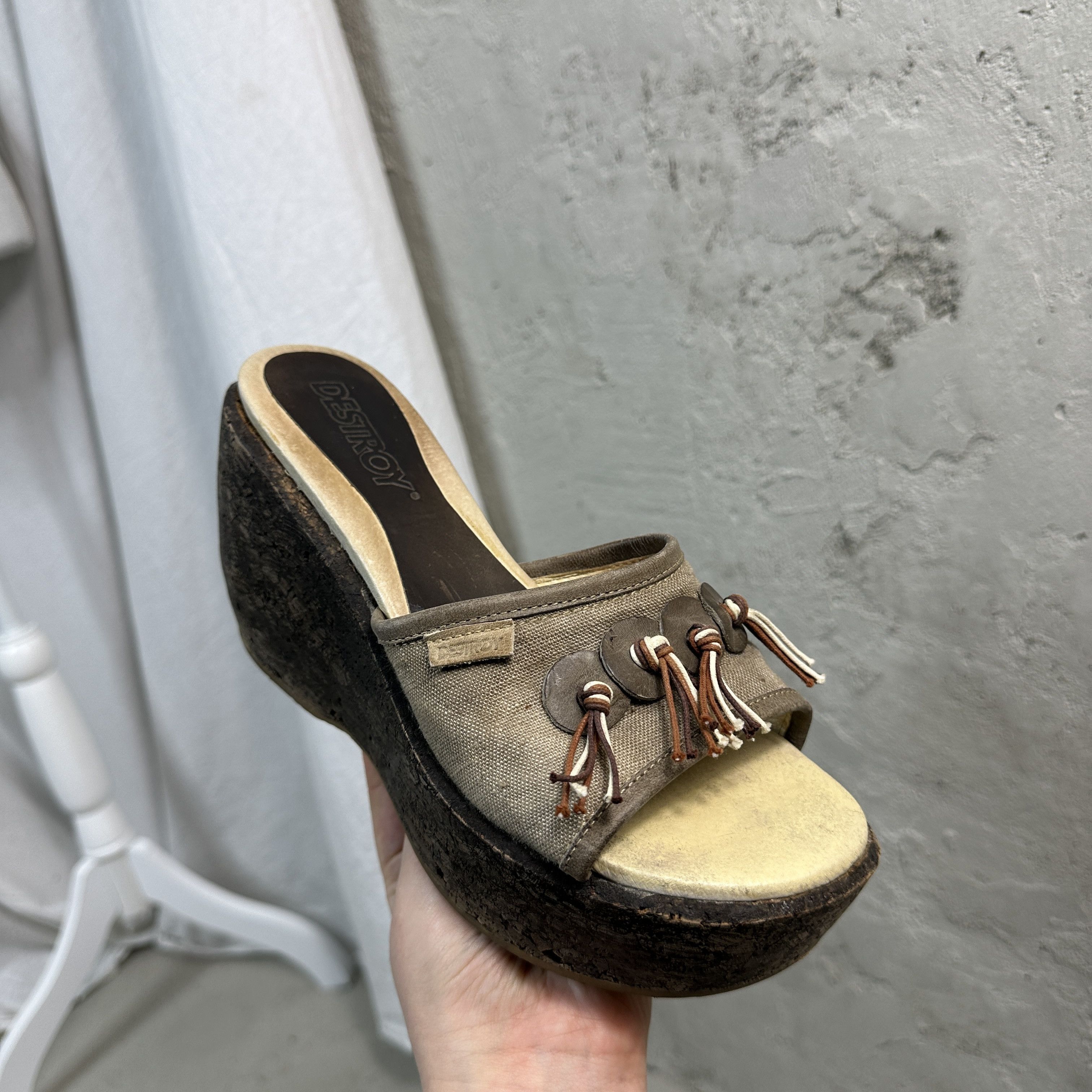 Vintage Vintage 90s El Dantes Platform Size US 7 / IT 37 - 9 Thumbnail