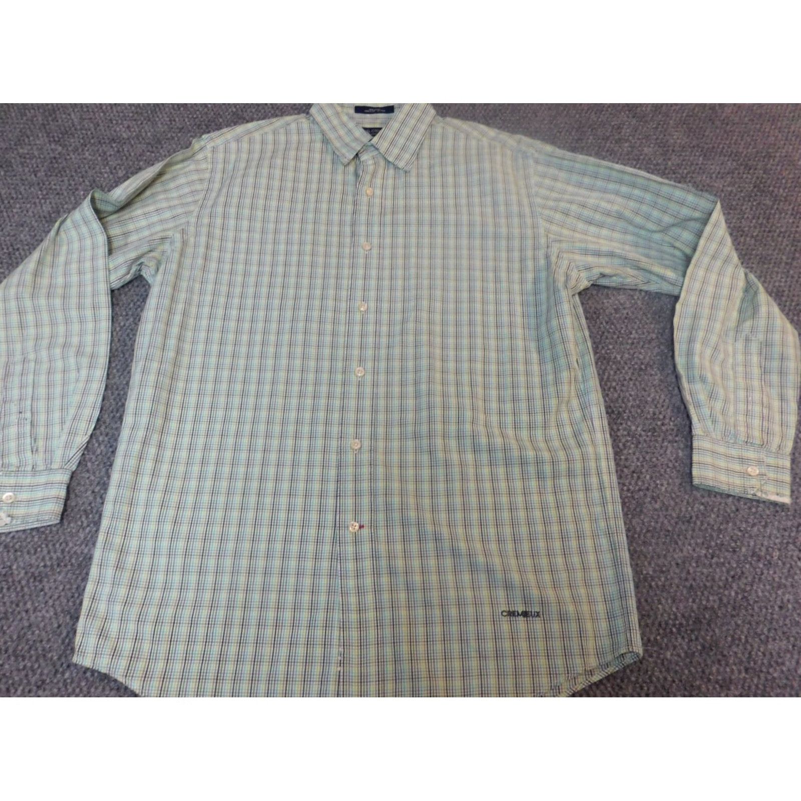 Cremieux Daniel Cremieux Mens shirt Medium Green Plaid button down Regular Sleeve Long Sleeve Collar Shirt Mens boys? Size US M / EU 48-50 / 2 - 4 Thumbnail
