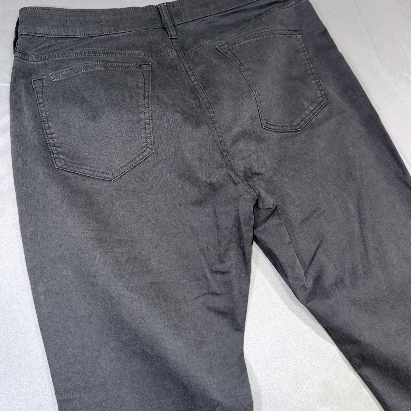 Flint And Tinder Flint and Tinder Pants Mens 32x32 Gray Athletic Tapered Fit Chino Stretch Jeans Size US 32 / EU 48 - 4 Thumbnail