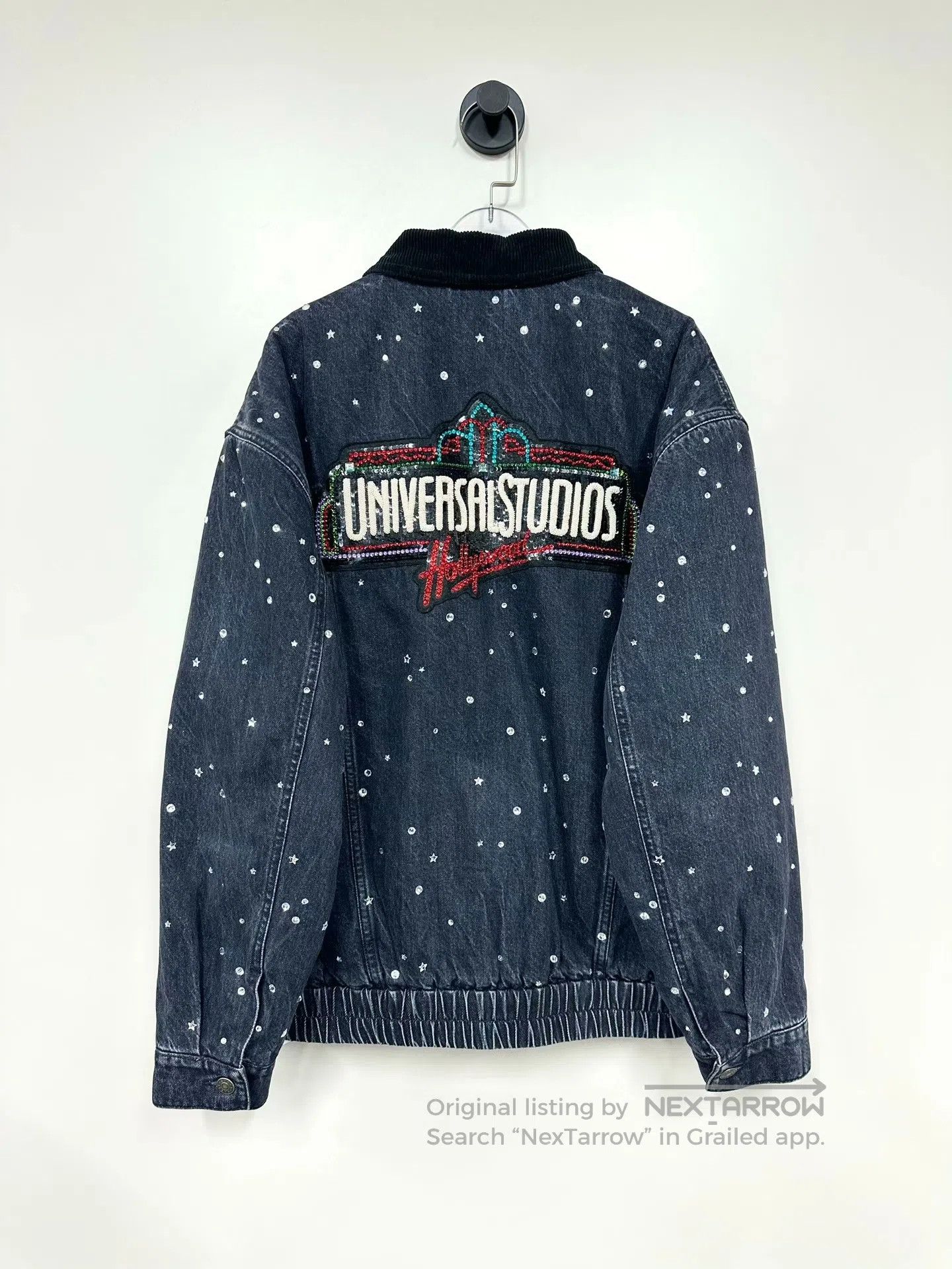Gucci Guicci Navy Blue Star-Studded Heavy Denim Jacket with Stud Size US S / EU 44-46 / 1 - 2 Thumbnail