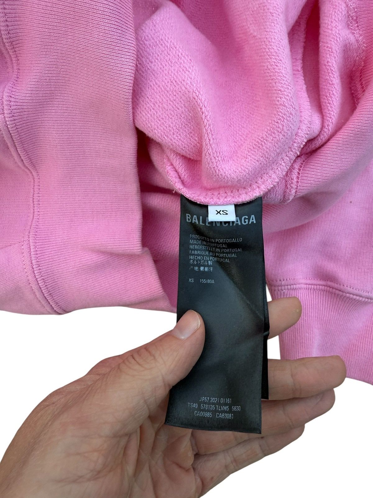 Balenciaga Balenciaga pink bebe hoodie Size US M / EU 48-50 / 2 - 8 Thumbnail