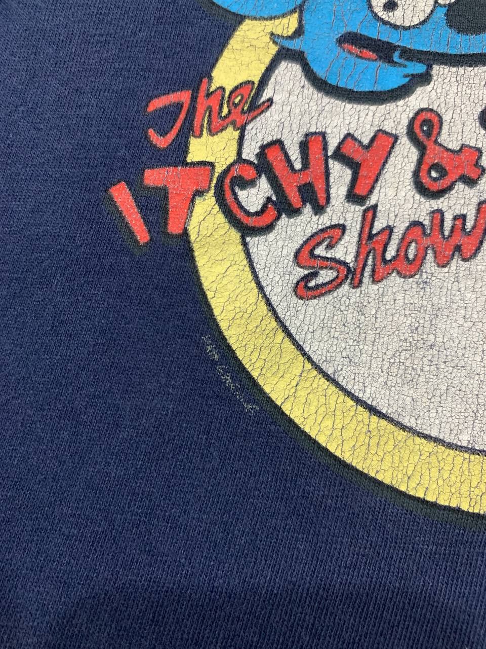 Cartoon Network 1990s The Itchy & Scratchy Show Distressed Tee Size US L / EU 52-54 / 3 - 2 Thumbnail