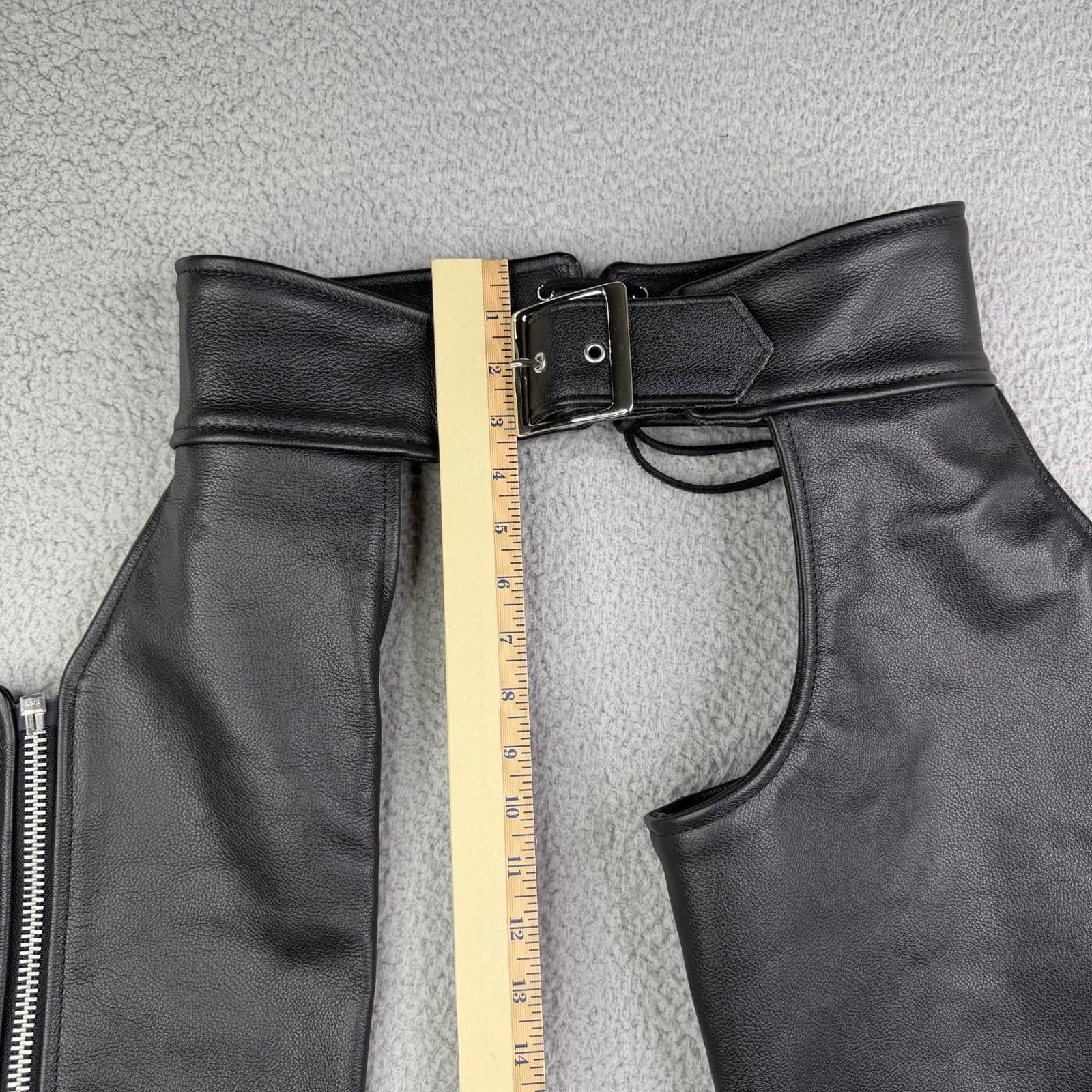 Vanson Leathers Vanson Leather Chaps 30 x 30 Western Motorcycle USA Size 23" - 7 Thumbnail