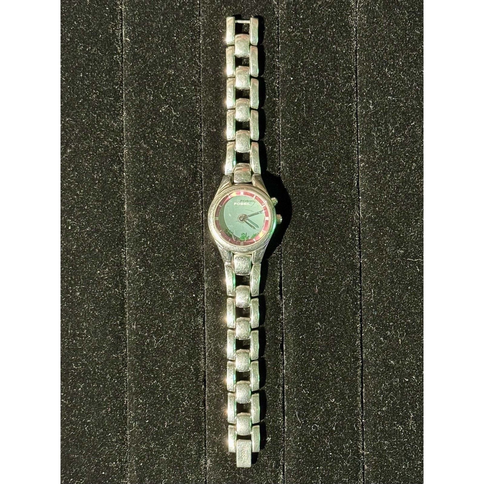 Fossil Vintage Fossil Big Tic Watch Silver Tone Seconds Animation Size ONE SIZE - 5 Thumbnail
