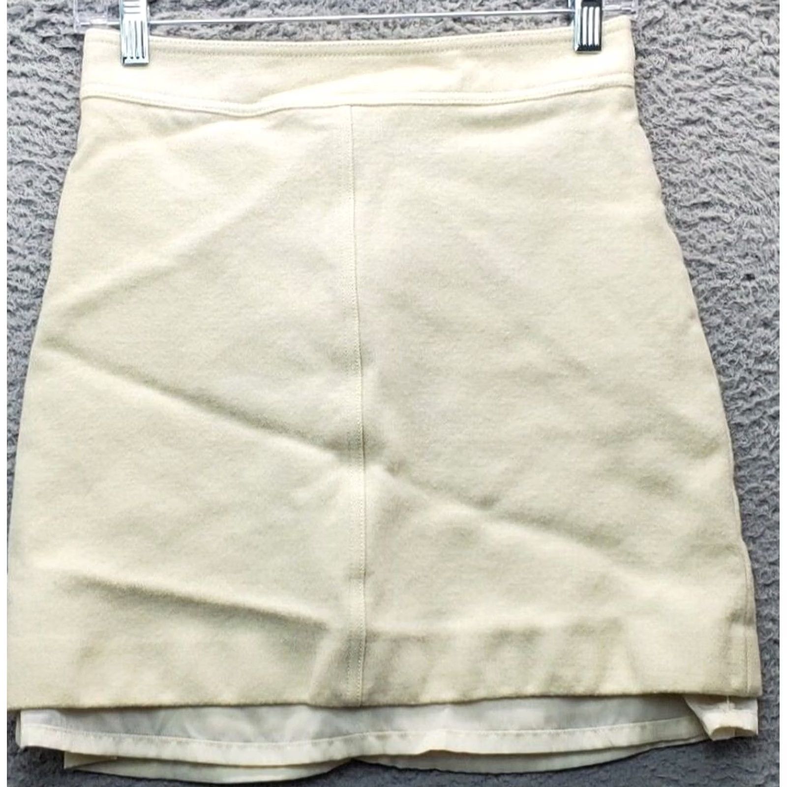 J.Crew J.CREW Mini Skirt Women Size 2 White Solid Lined Regular Pleated Back Zipper Skirt Women Size 2 White Solid Lined Regular Pleated Back Zipper Size 26" / US 2 / IT 38 - 2 Thumbnail