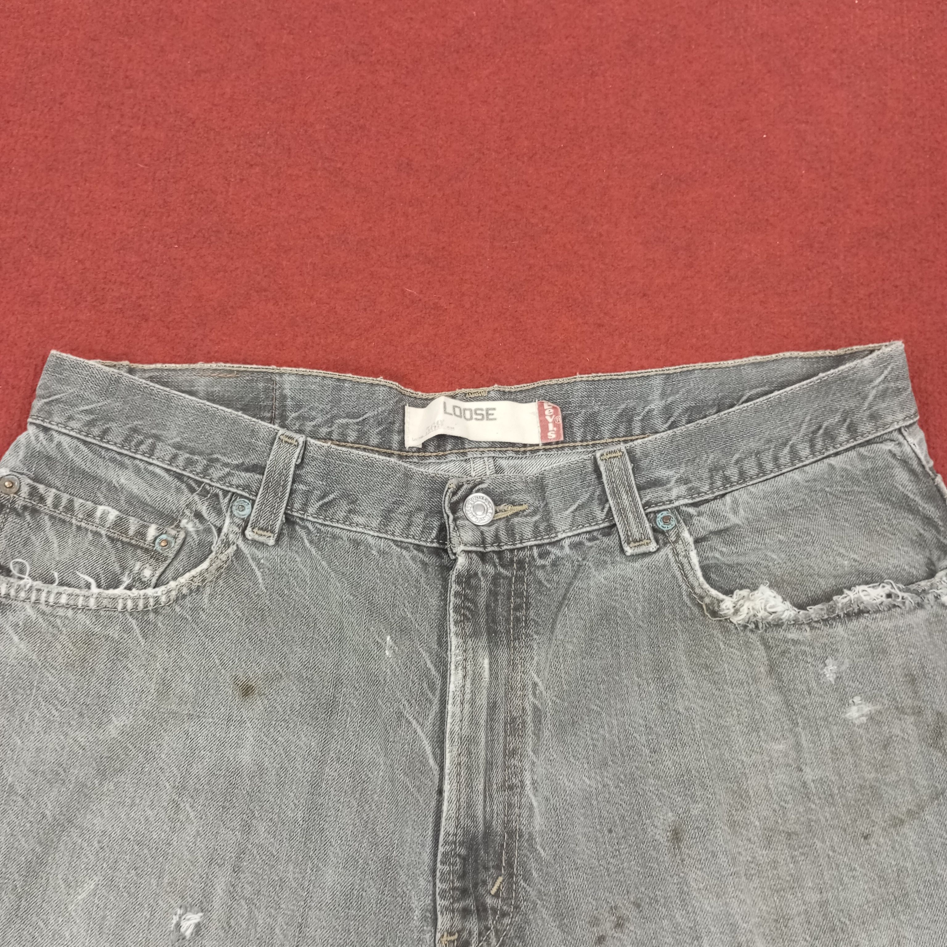 Levi's × Vintage Levis Streetwear Summer Style Distressed Short Jeans Size US 36 / EU 52 - 2 Thumbnail