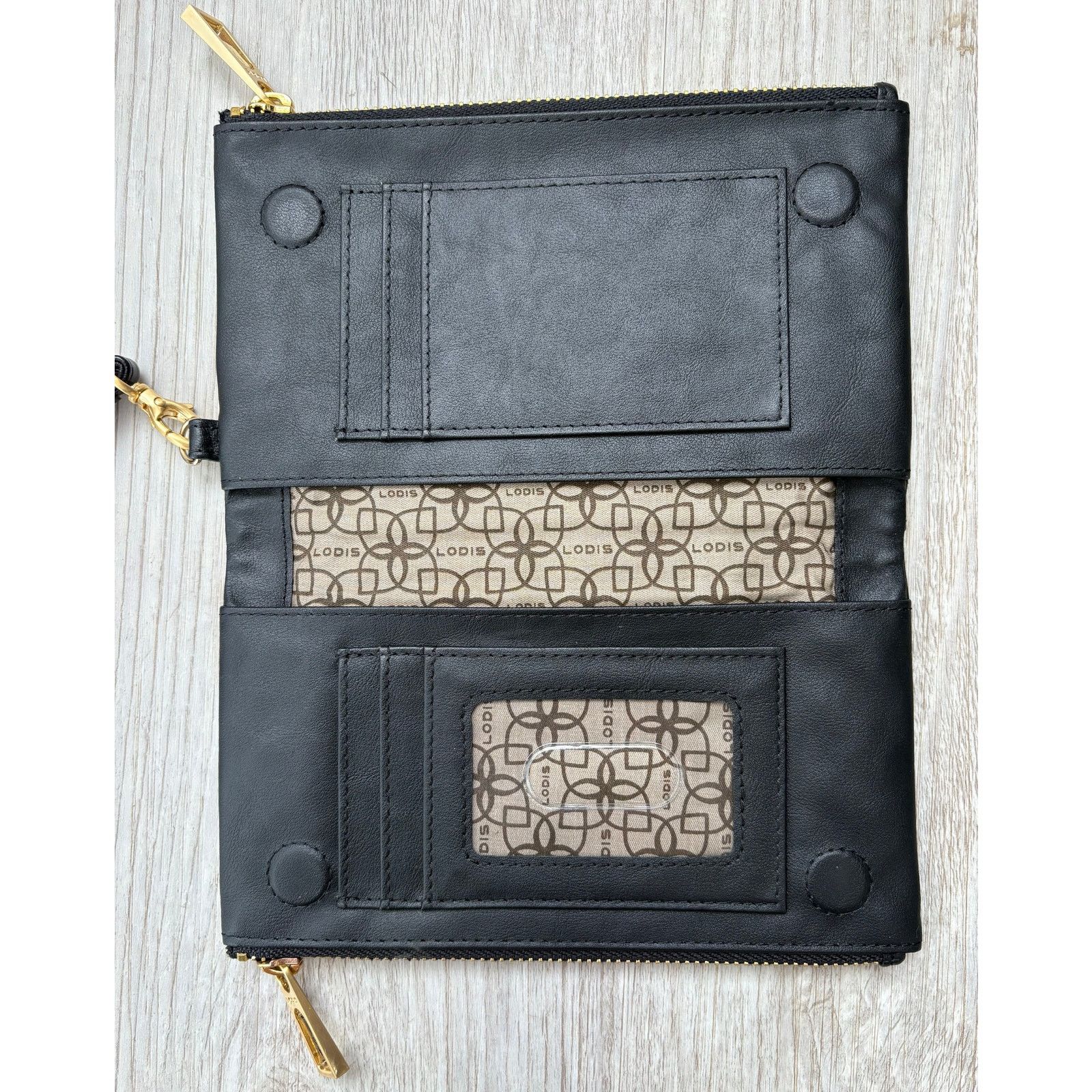 Other LODIS | Leather Cash Coin Card Holder Wallet Purse Clutch Size ONE SIZE - 3 Thumbnail