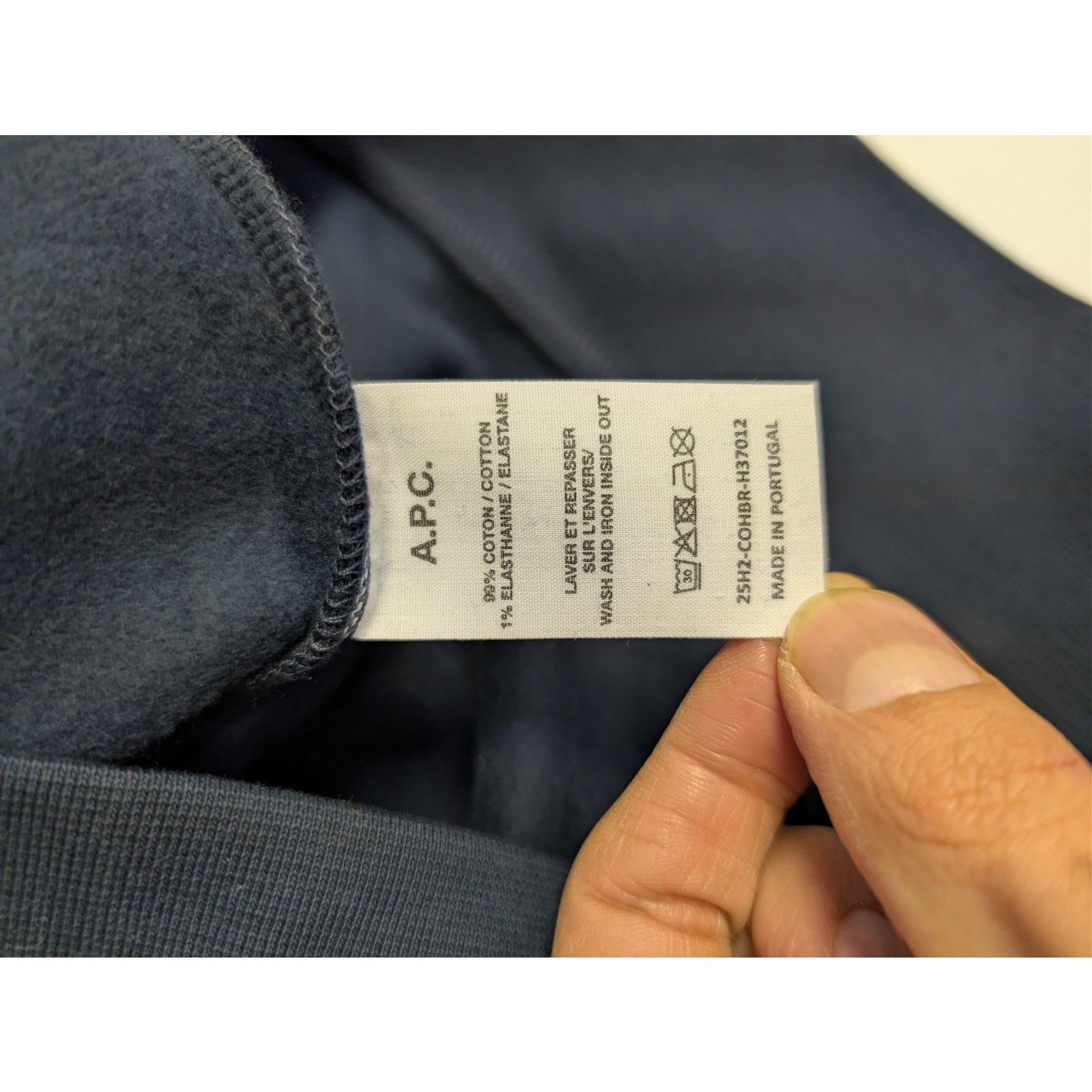A.P.C. o1rshd1 Sweatshirt Harris in Dark Blue Size US L / EU 52-54 / 3 - 16 Thumbnail