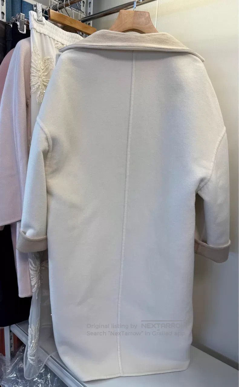 Brunello Cucinelli Brunello Cucinelli Beaded Double-Faced Cashmere Coat Size XS / US 0-2 / IT 36-38 - 5 Thumbnail