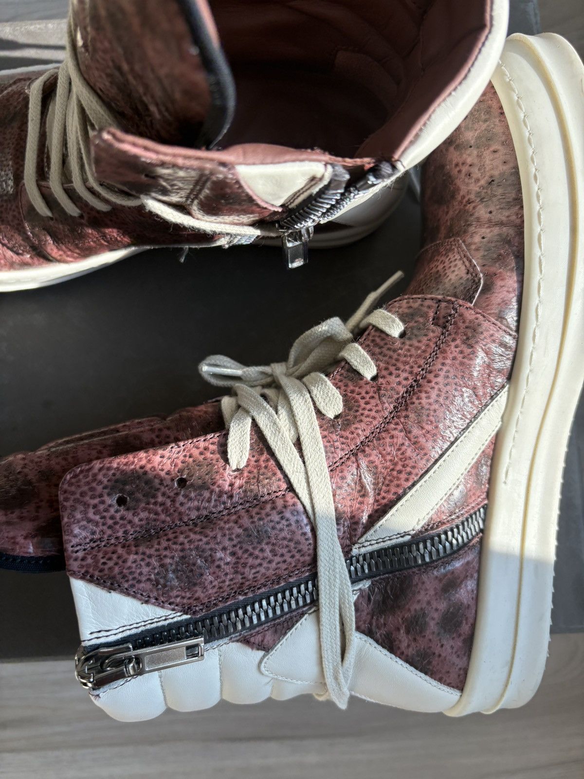 Rick Owens Rick Owens Geobasket Burnt Pink Size US 8 / IT 38 - 2 Thumbnail
