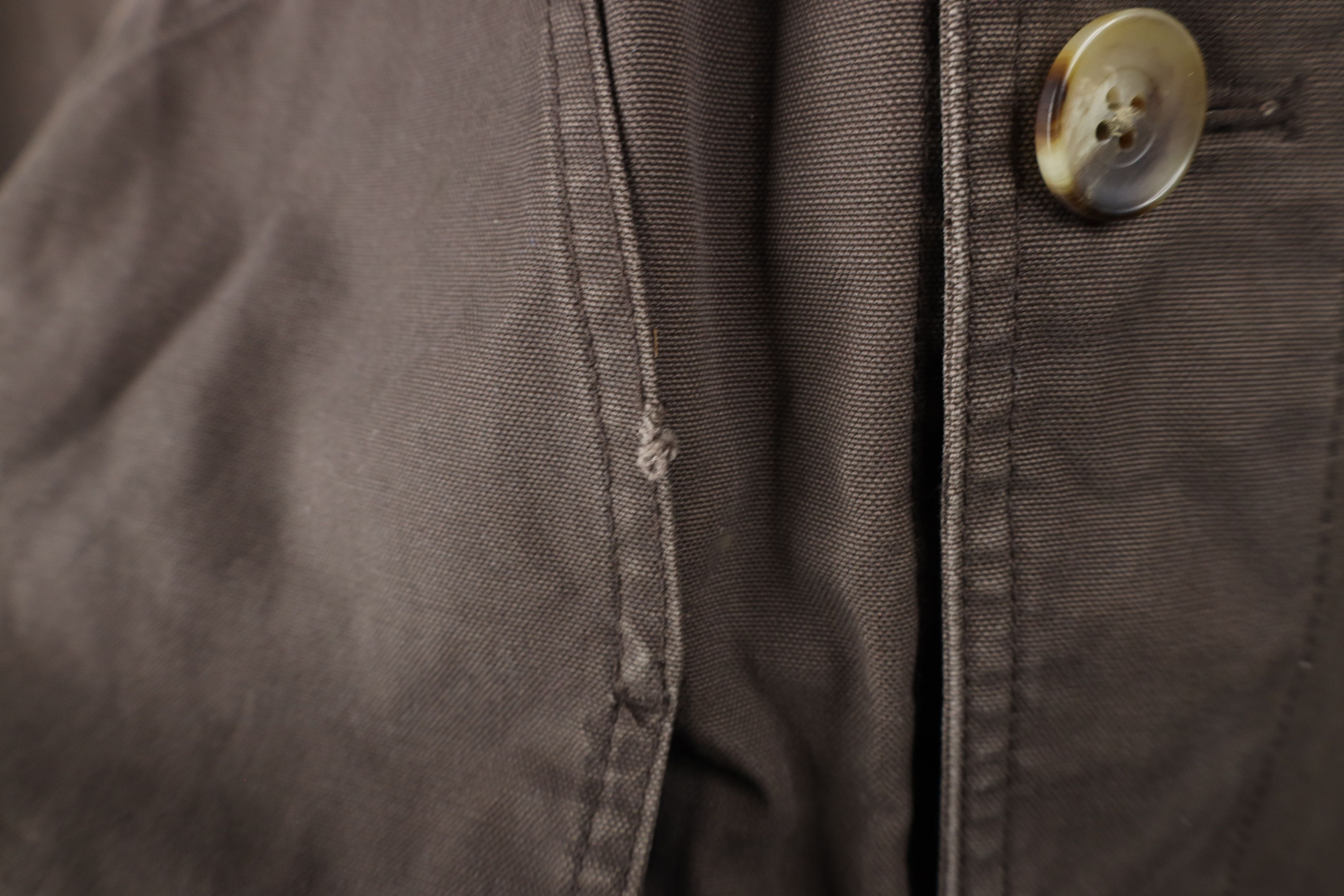 Lands' End × Vintage Vintage 90s Lands End Flannel Lined Chore Barn Jacket Brown Size US XL / EU 56 / 4 - 7 Thumbnail