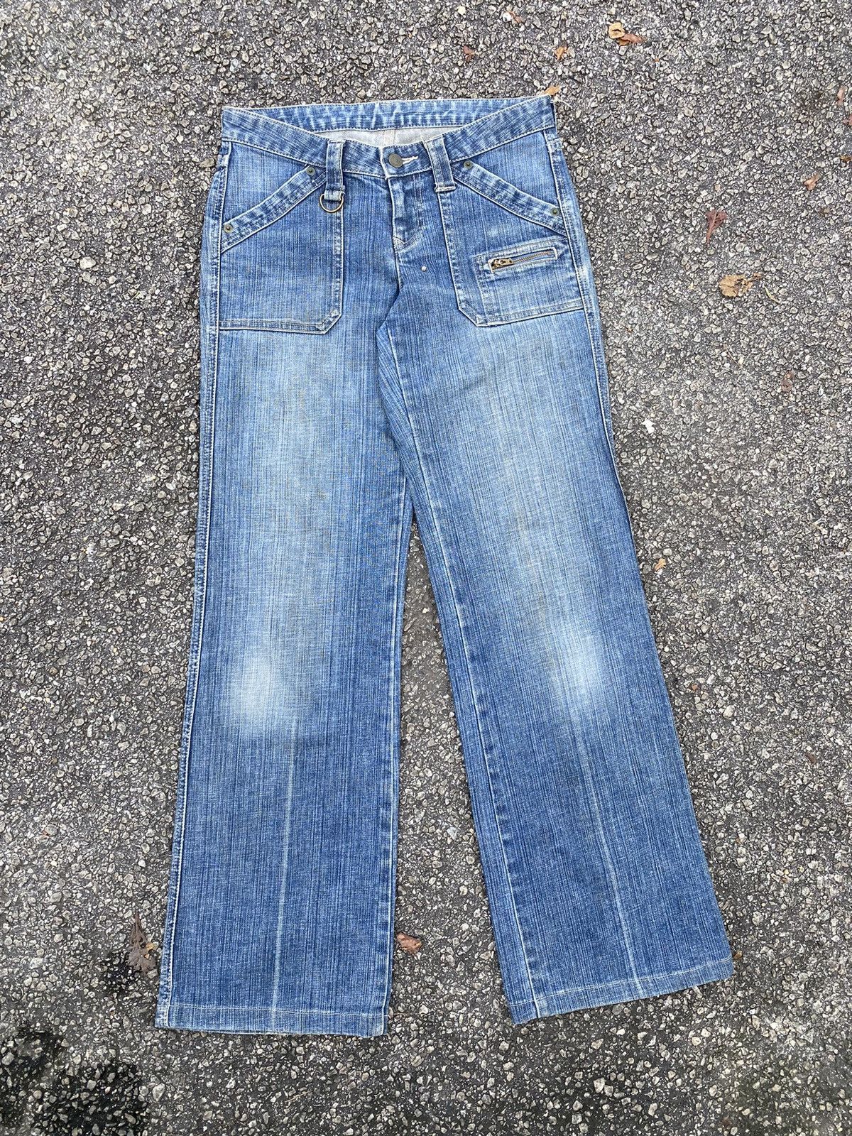Japanese Brand × Uniqlo × Vintage Vintage Uniqlo Bush Pants Bootcut Size US 29 - 1 Thumbnail