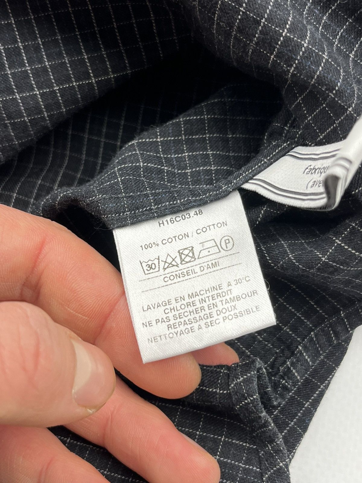 AMI AMI Paris Alexandre Mattiussi Shirt Long Sleeve Oxford Size US S / EU 44-46 / 1 - 11 Thumbnail