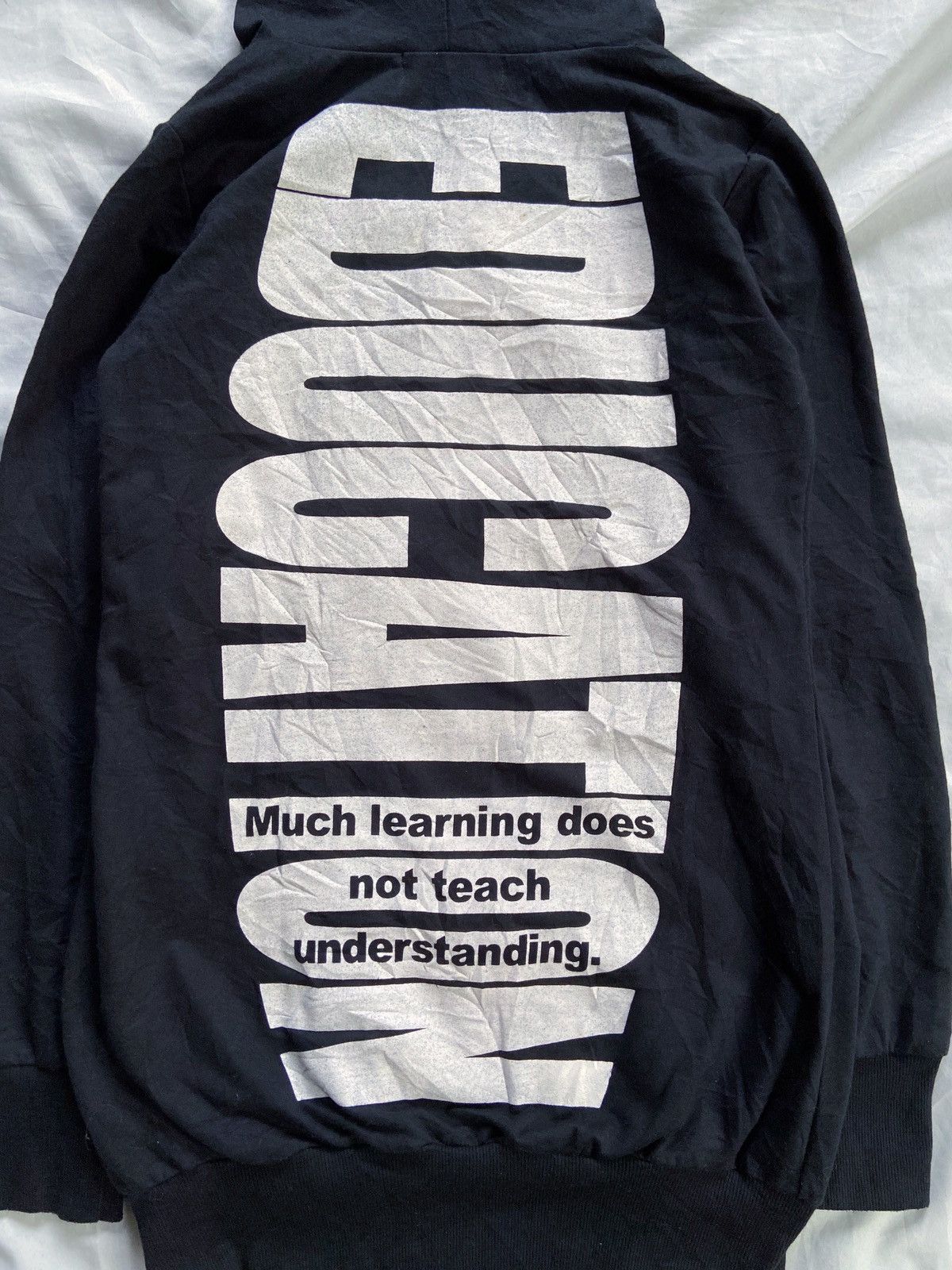 Japanese Brand JENNY THONG EDUCATION ZIP HOODIE hytseric glamour undercover Size US S / EU 44-46 / 1 - 11 Thumbnail