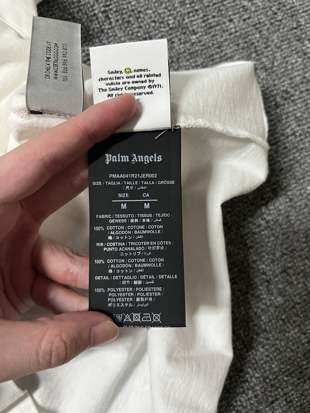 Palm Angels 「retail€449」Brand new palm angels x smiley tee shirt Size US M / EU 48-50 / 2 - 13 Thumbnail