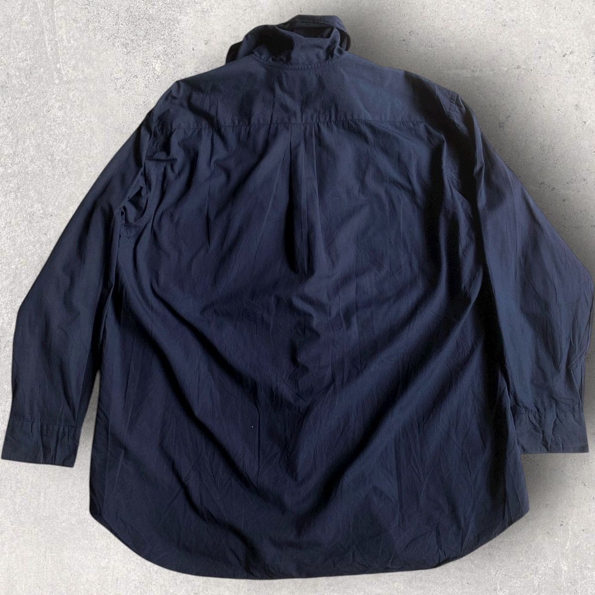 Comme des Garcons Homme Plus Vintage 90’s Tie Collar Oversize Shirt Size US L / EU 52-54 / 3 - 3 Thumbnail