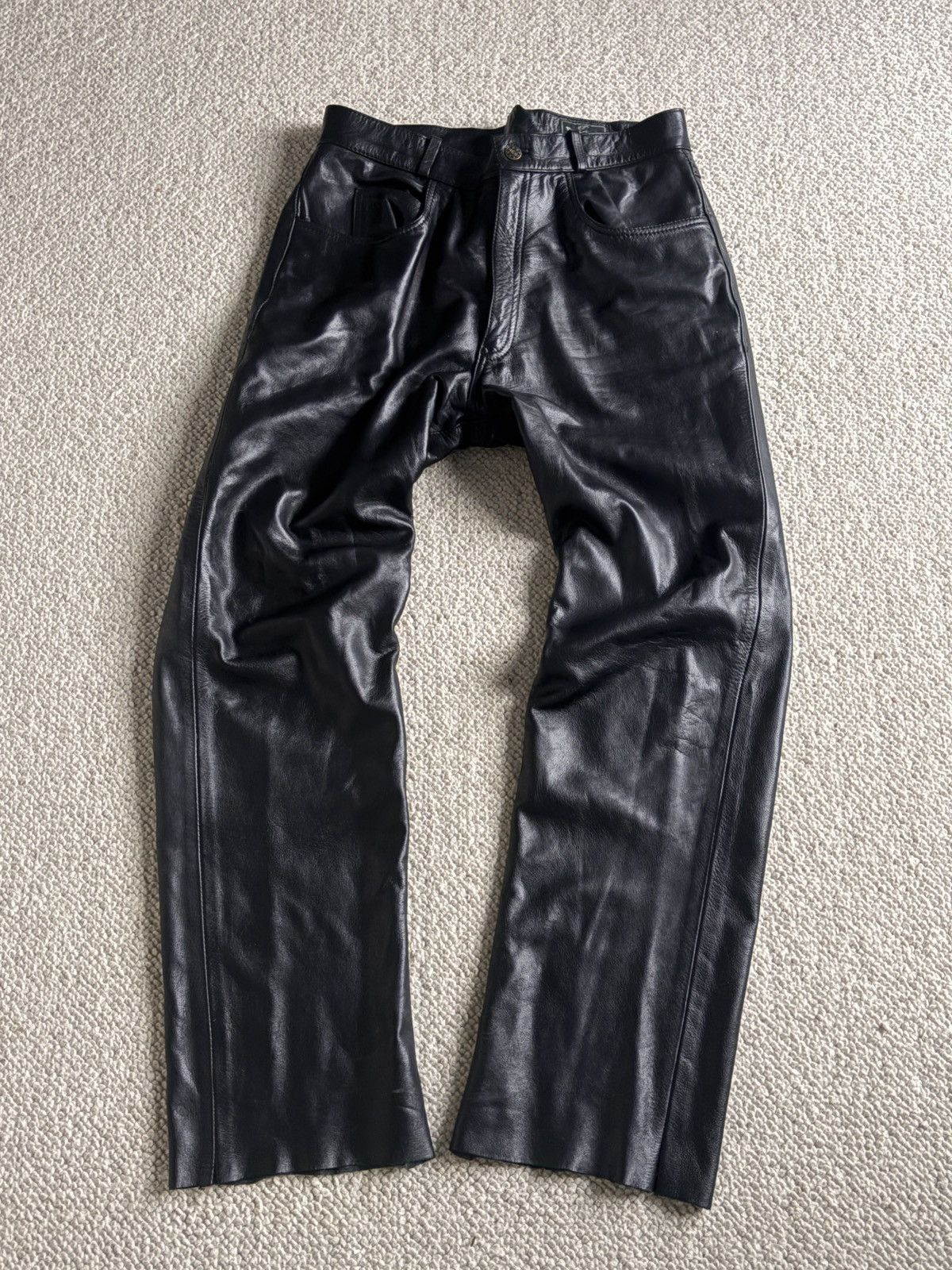 Leather Authentic Leather Trousers Size US 34 / EU 50 - 5 Thumbnail