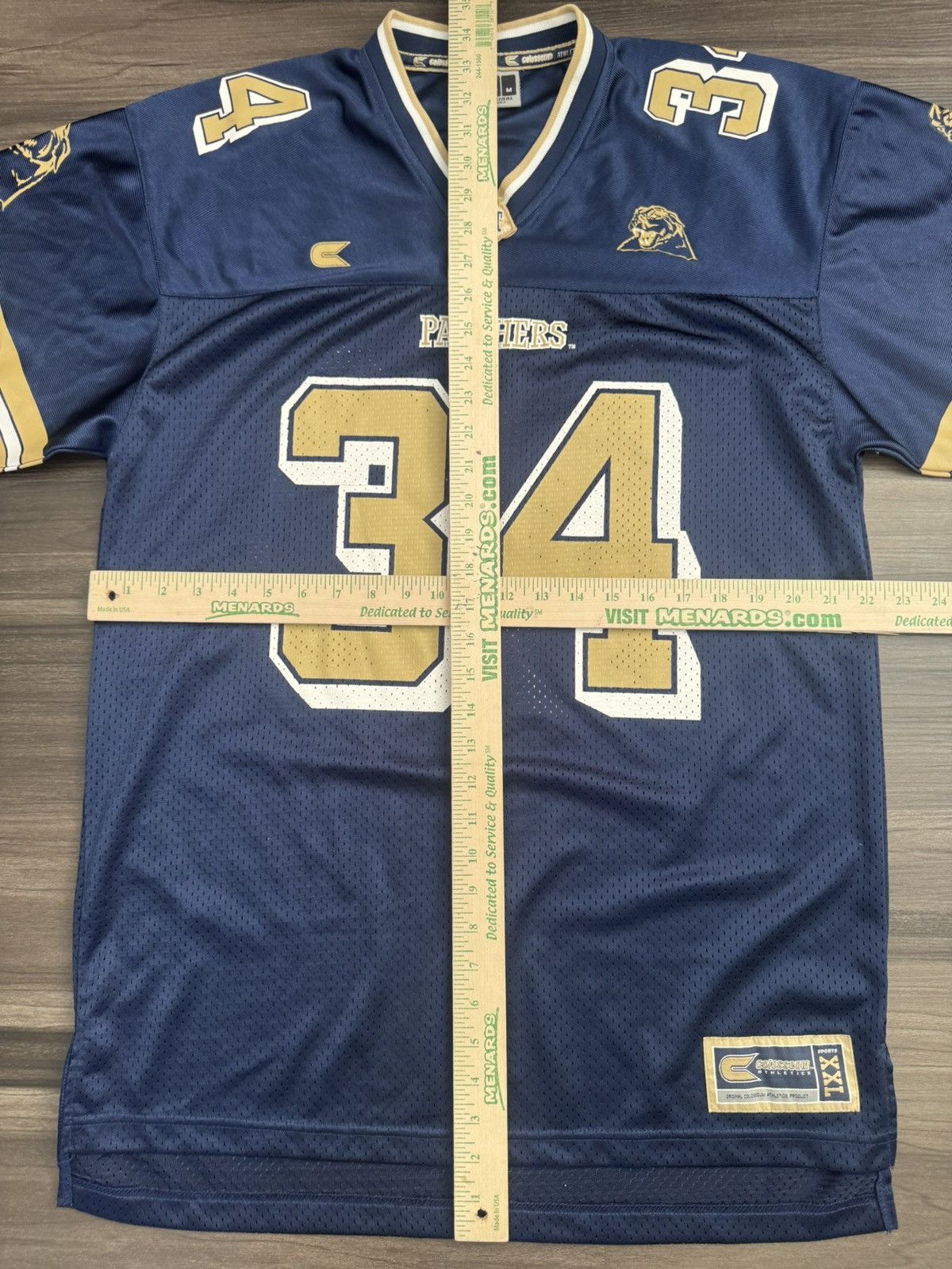 Colosseum Athletics NCAA Pittsburgh Pitt Panthers Stitched Football Jersey Size US XXL / EU 58 / 5 - 7 Thumbnail