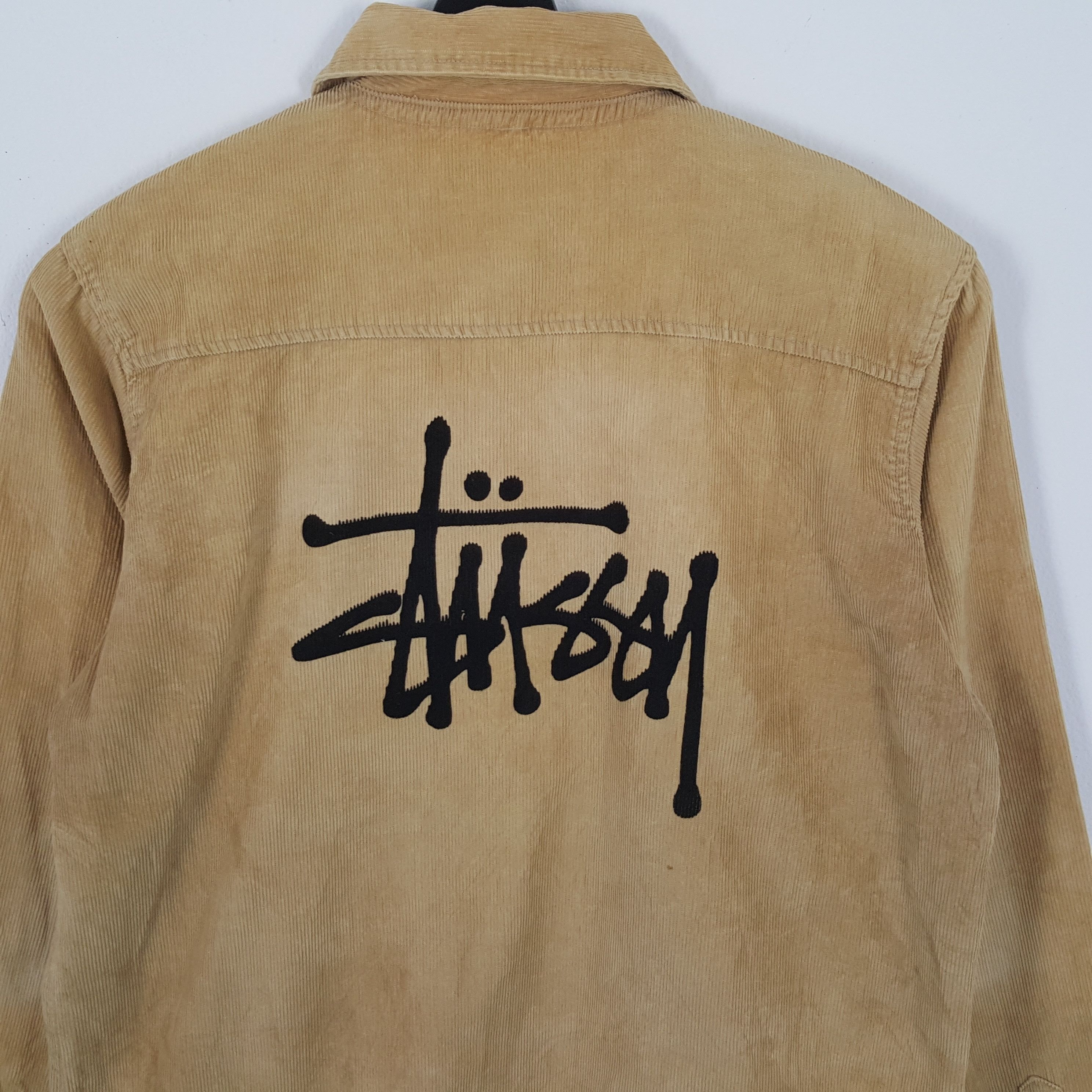 Stussy × Vintage STUSSY Streetwear Fashion Style Custom Art Velvet Jacket Size US L / EU 52-54 / 3 - 2 Thumbnail