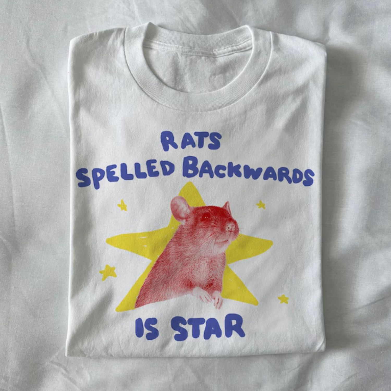 Japanese Brand Rats spelled backwards is star - unisex rat t shirt Size US L / EU 52-54 / 3 - 2 Thumbnail