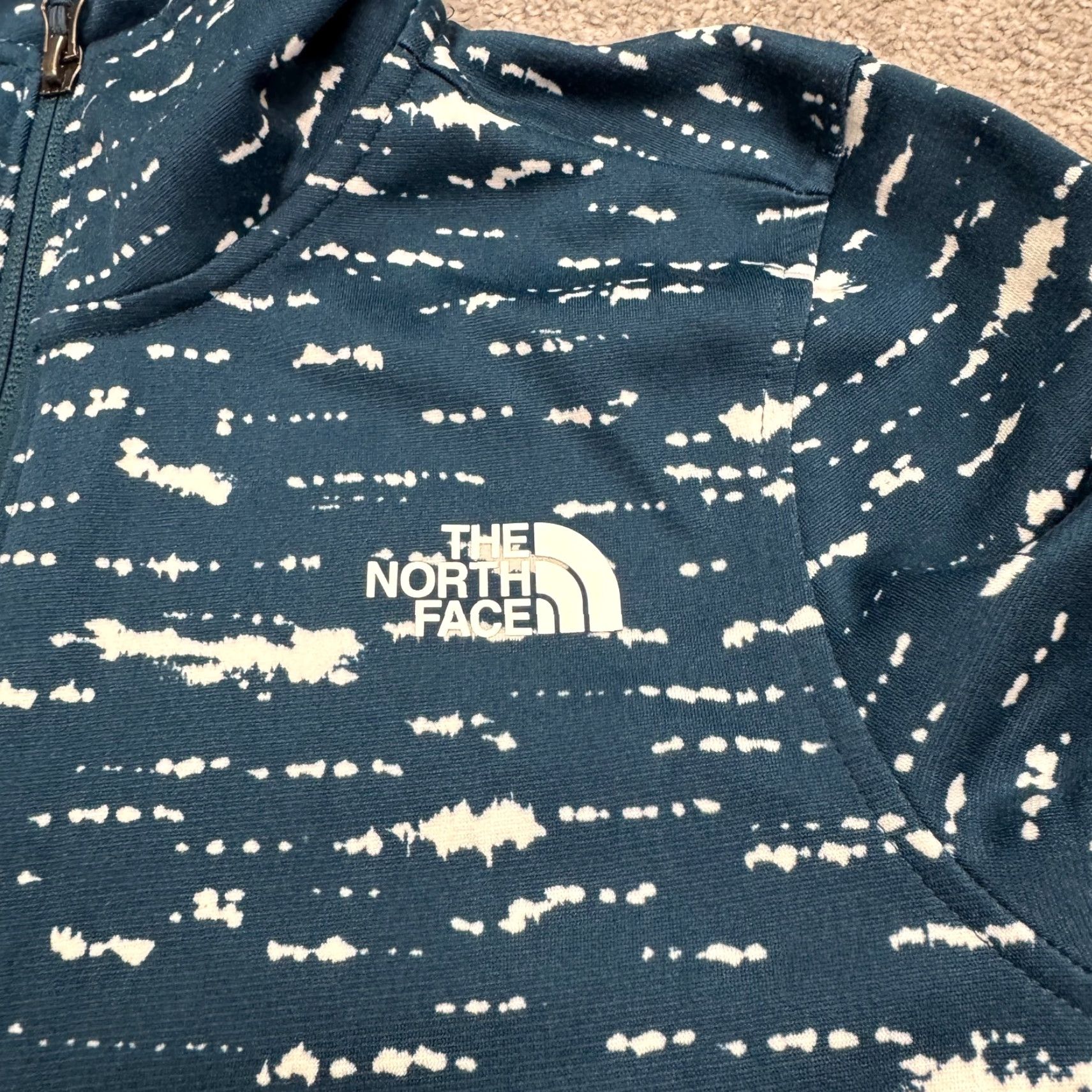 The North Face The North Face Motivation 2.0 Scatter Print Full Zip Jacket Mens Small Blue NWOT Jacket S Blue The North Face Mens Regular Jacket Size S / US 4 / IT 40 - 4 Thumbnail
