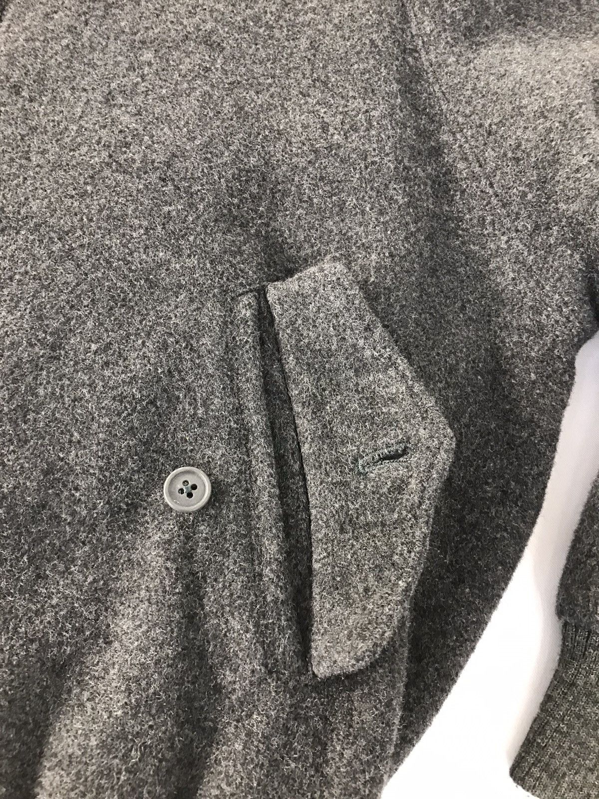 Japanese Brand Vintage Gulk Homme Bomber Jacket Wool Double Pocket Style Size US L / EU 52-54 / 3 - 5 Thumbnail