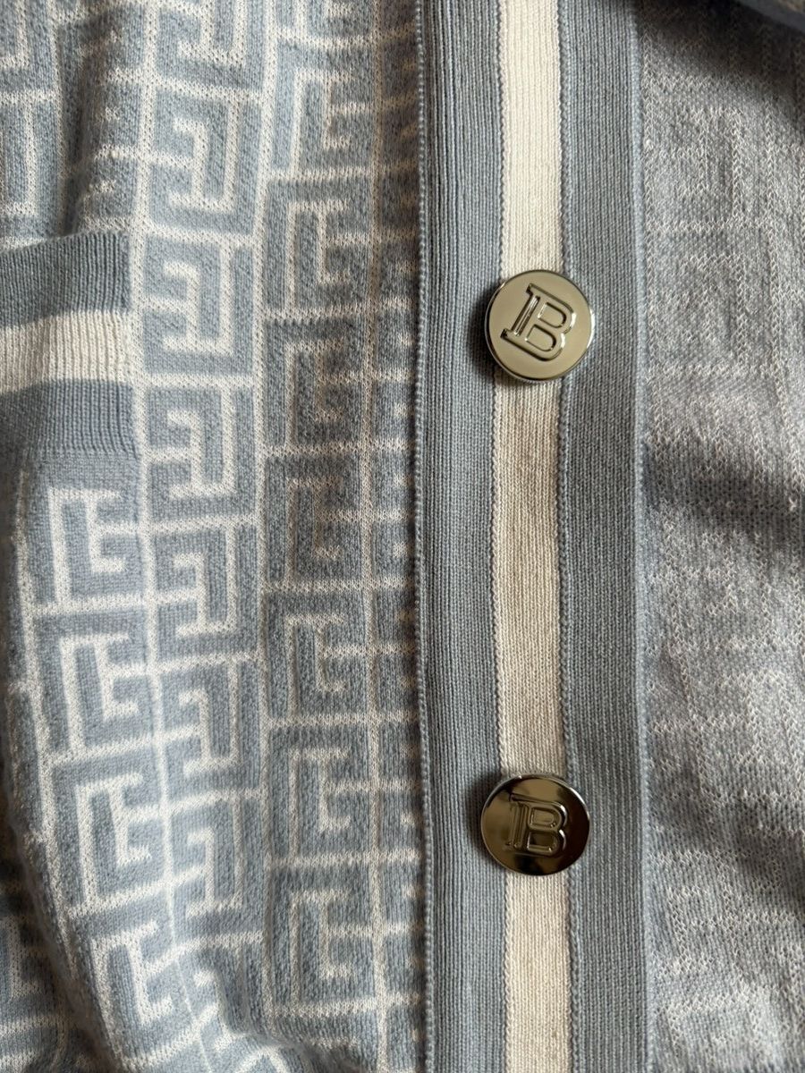 Balmain Balmain oversized monogram cardigan Size US XXL / EU 58 / 5 - 3 Thumbnail