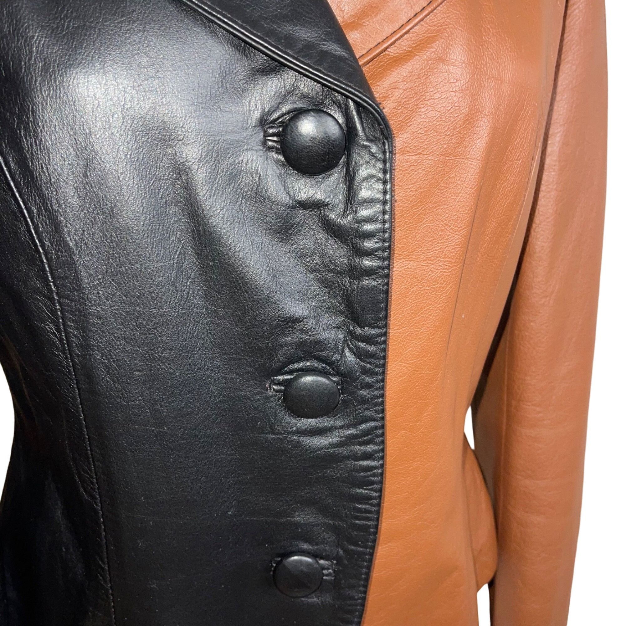 Other E Style Vintage Womens Jacket Size 6 Brown Size M / US 6-8 / IT 42-44 - 4 Thumbnail