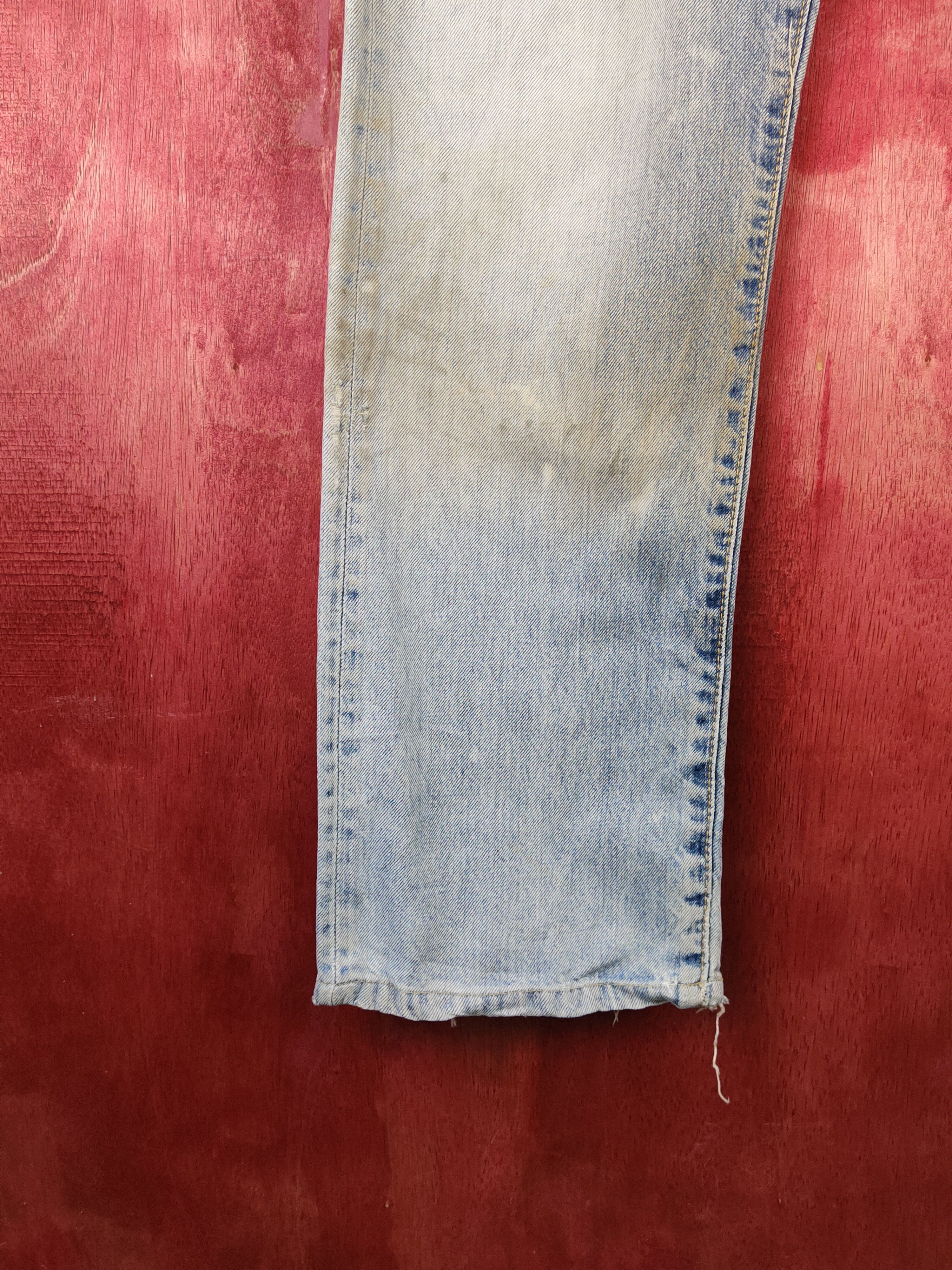 Edwin Edwin Blue Faded Distressed Ripped Jeans #S1636 Size US 31 - 5 Thumbnail